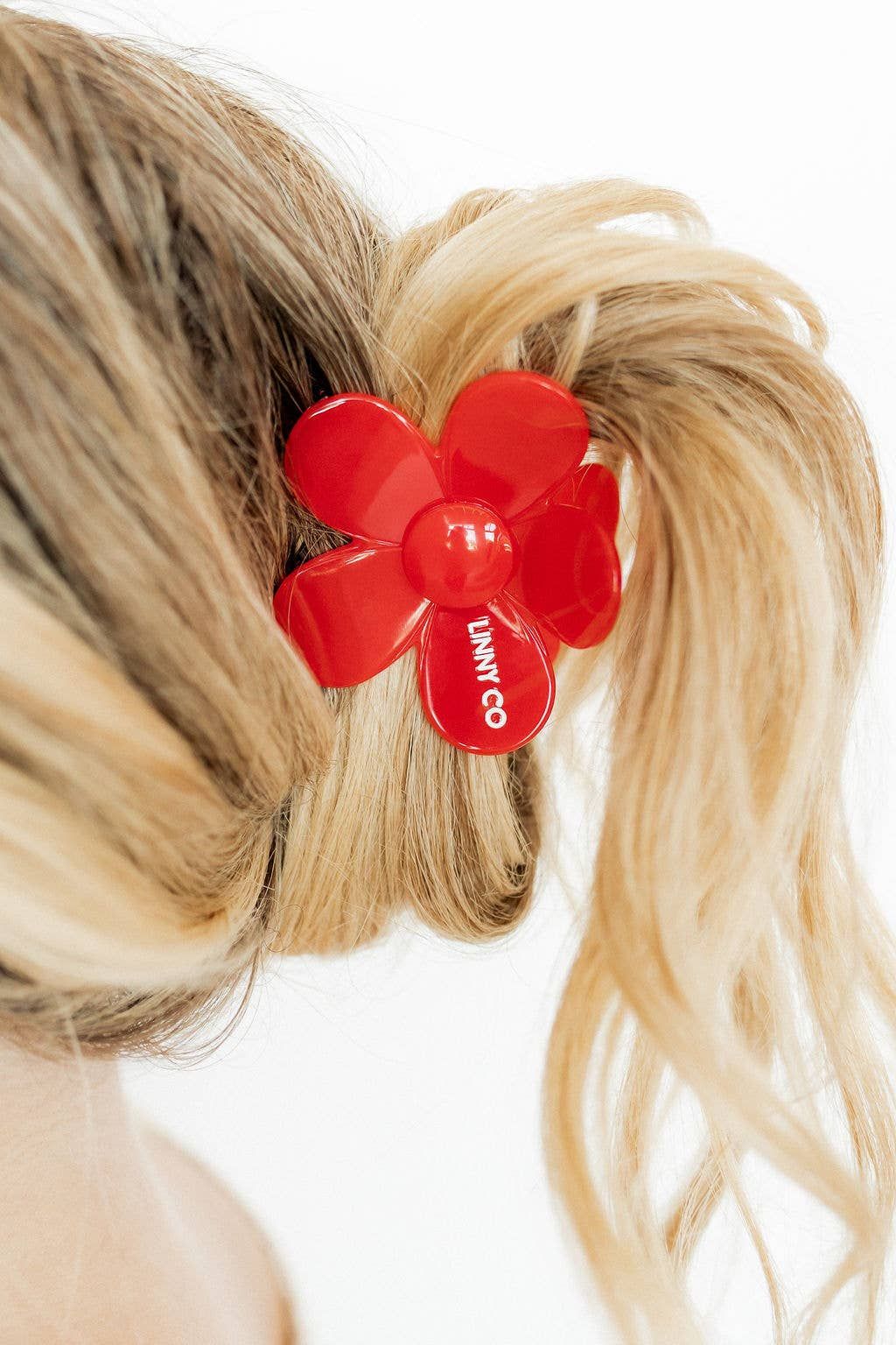 Gigi Hair Clip - True Red