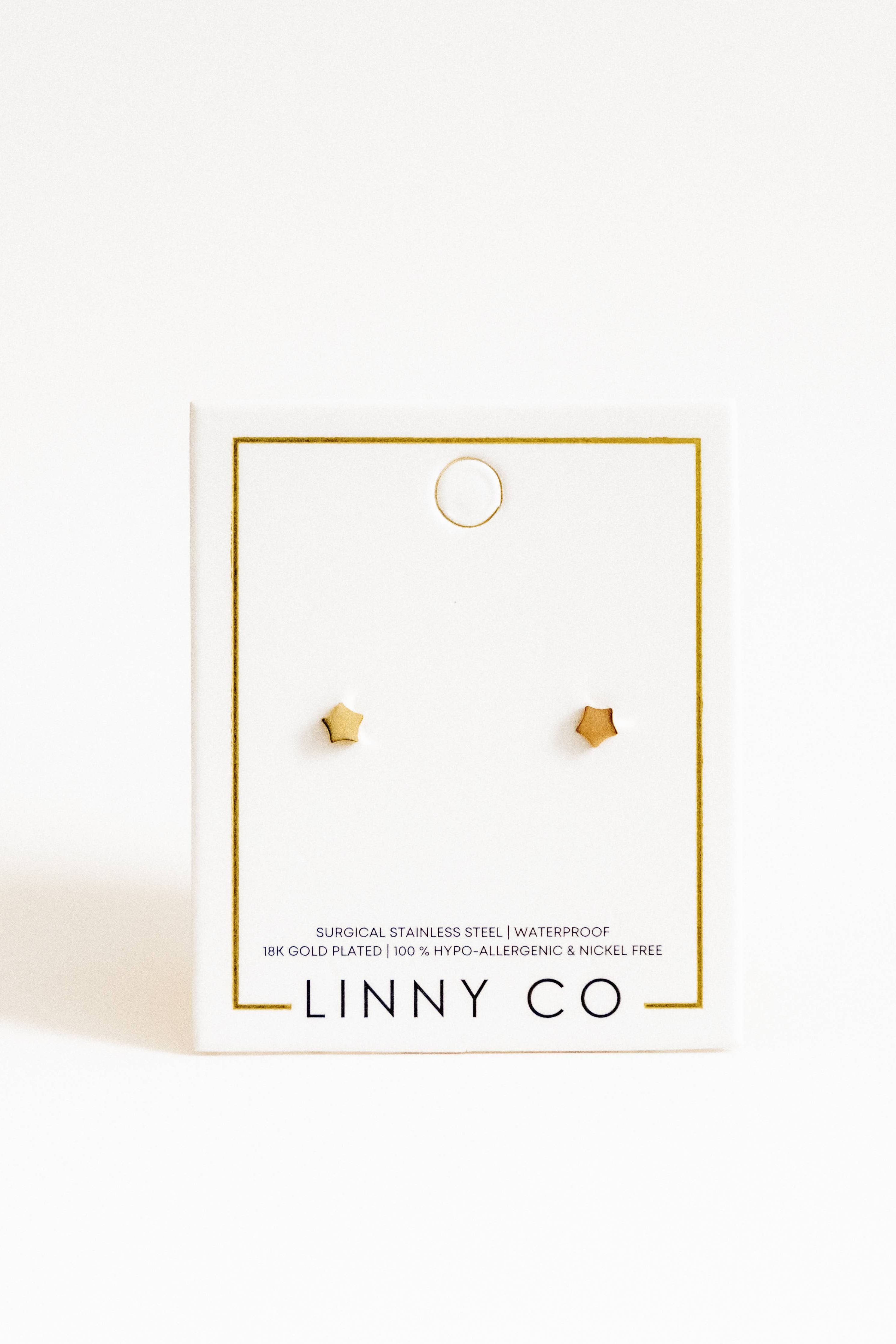 Screwback Stud Earrings - Stella