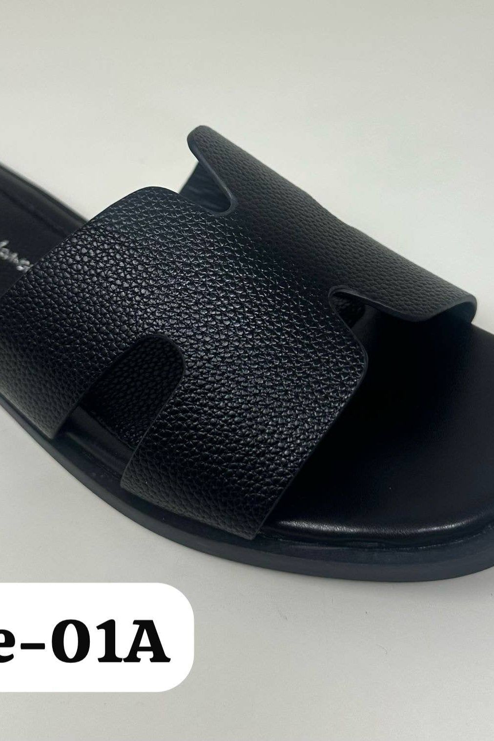 Wild Diva LUKE-01A Women H Band Slide Flat Sandals