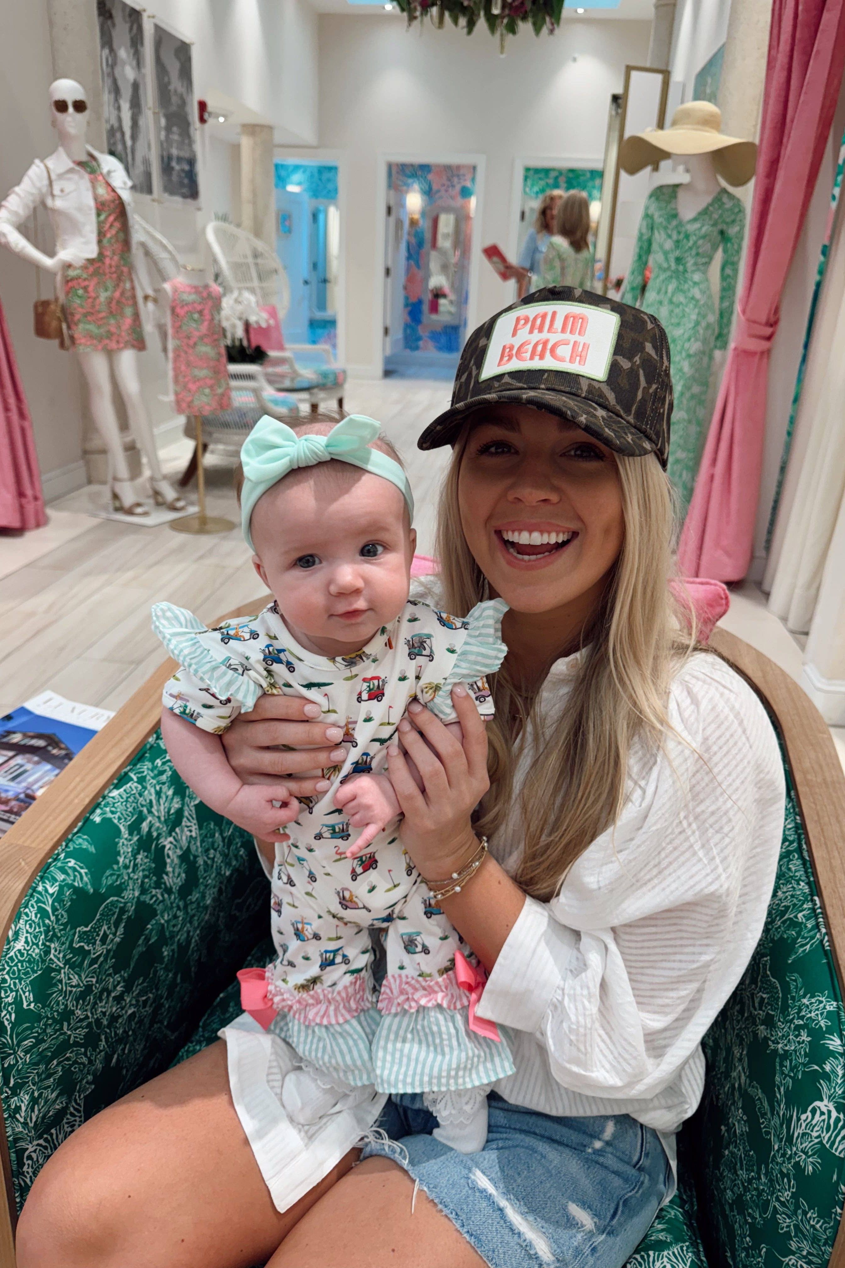 Palm Beach - Leopard Vintage Trucker Hat