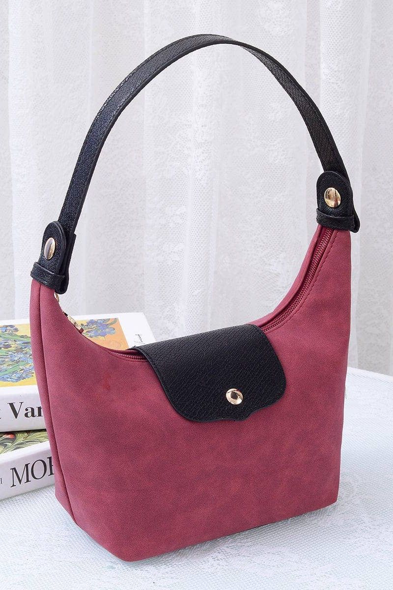 SU780 Suede Convertible Clutch/Shoulder/Crossbody Bag