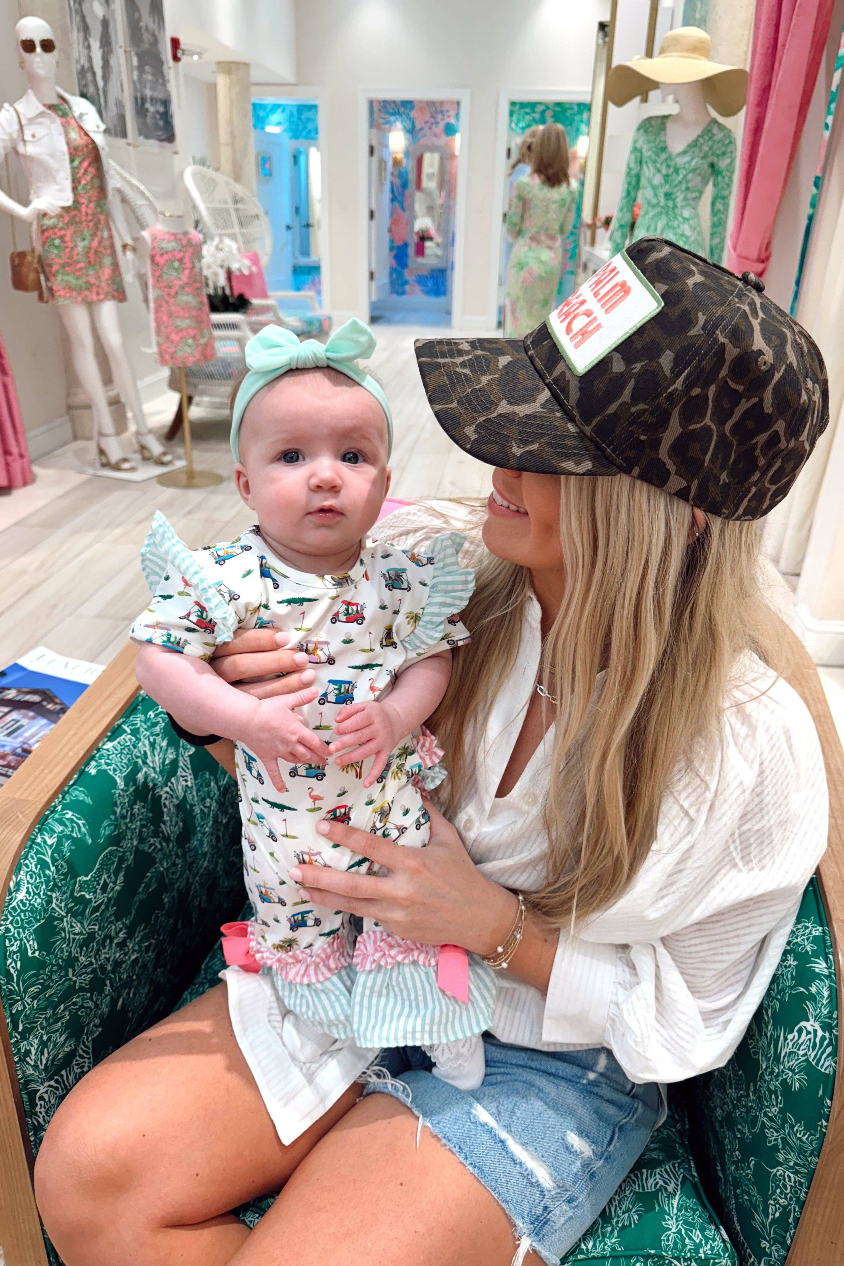 Palm Beach - Leopard Vintage Trucker Hat