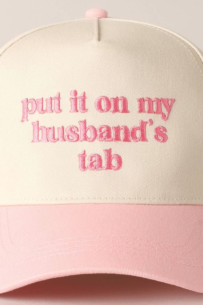Husband's Tab Baseball Cap