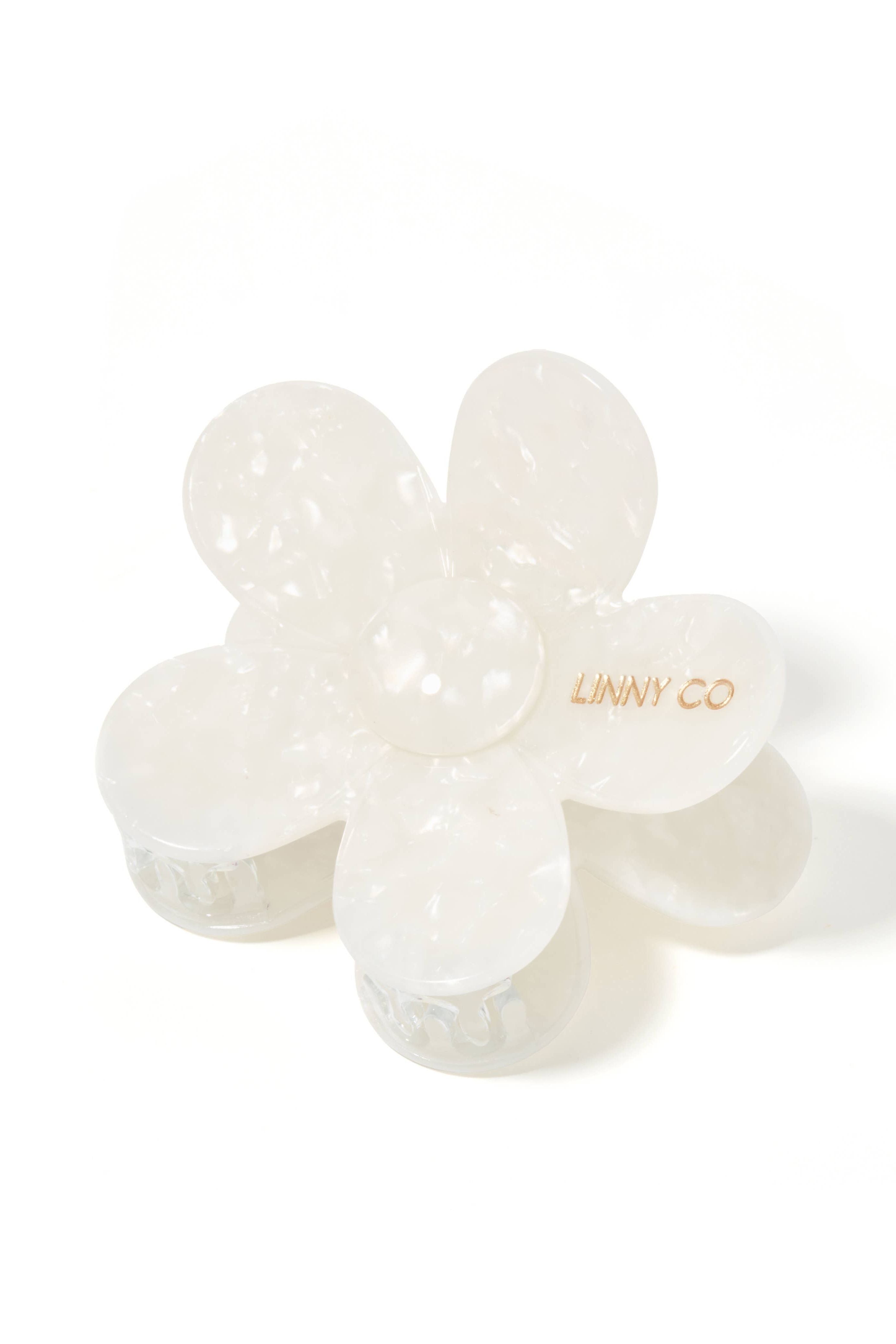 Gigi Hair Clip - Pearl White