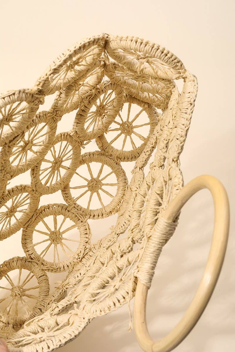 Boho Multi Circle Summer Beach Bag