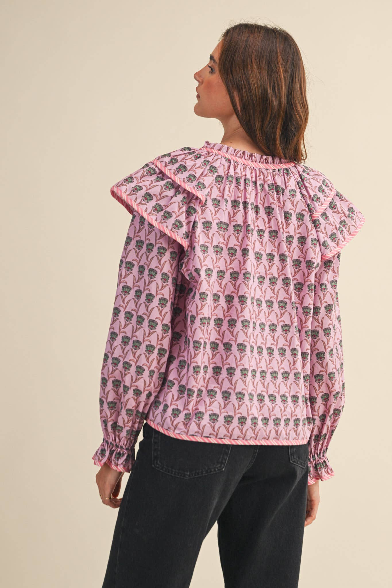 Presley Pink Floral Top