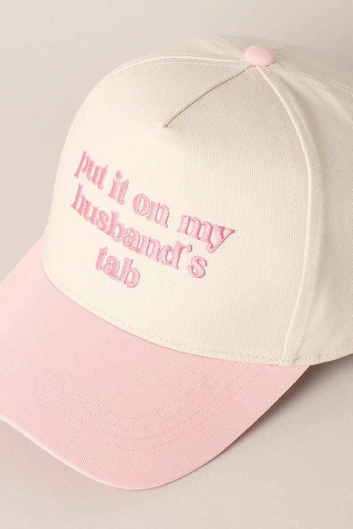 Husband's Tab Baseball Cap