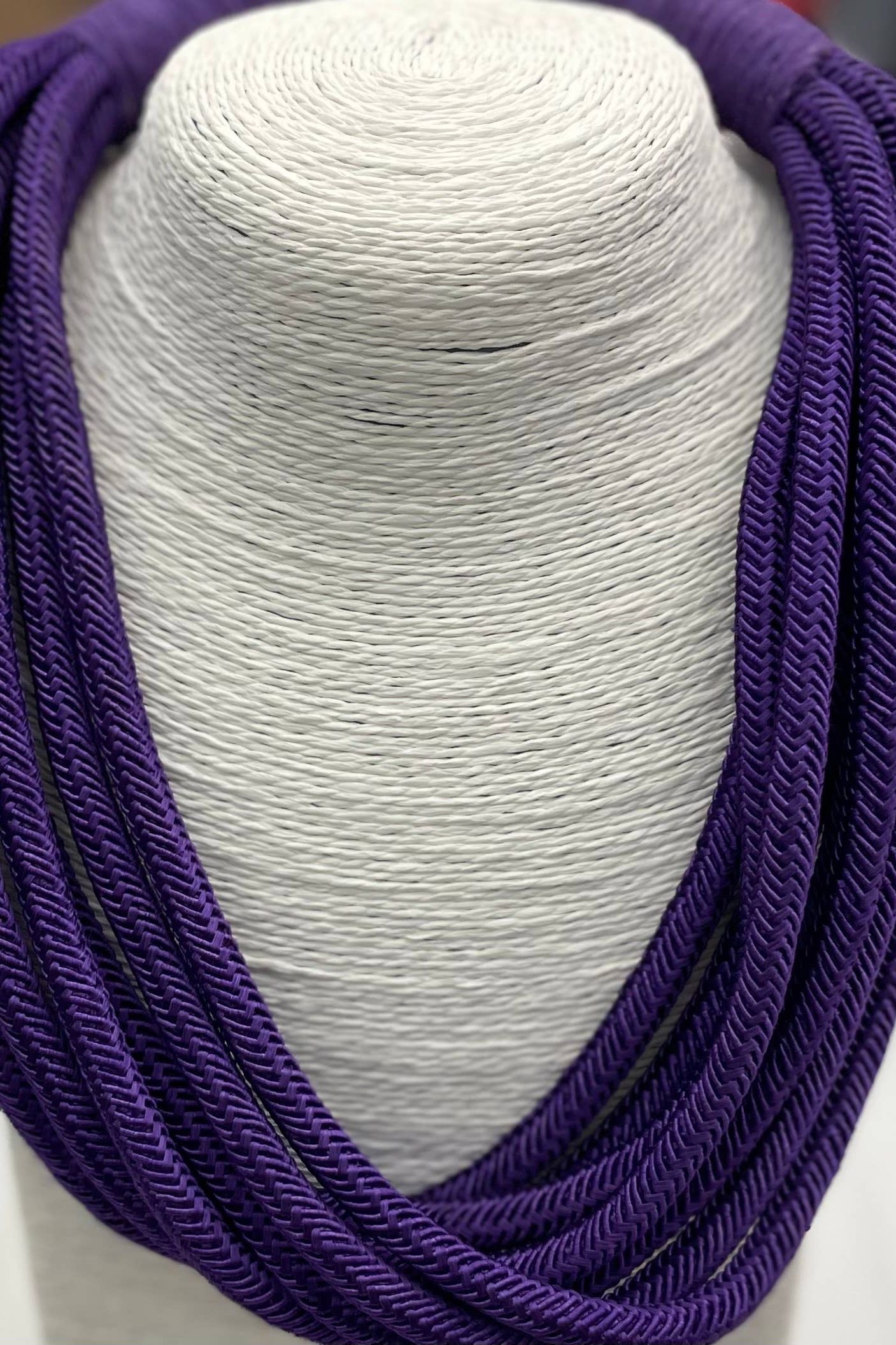 Purple Rope Necklace