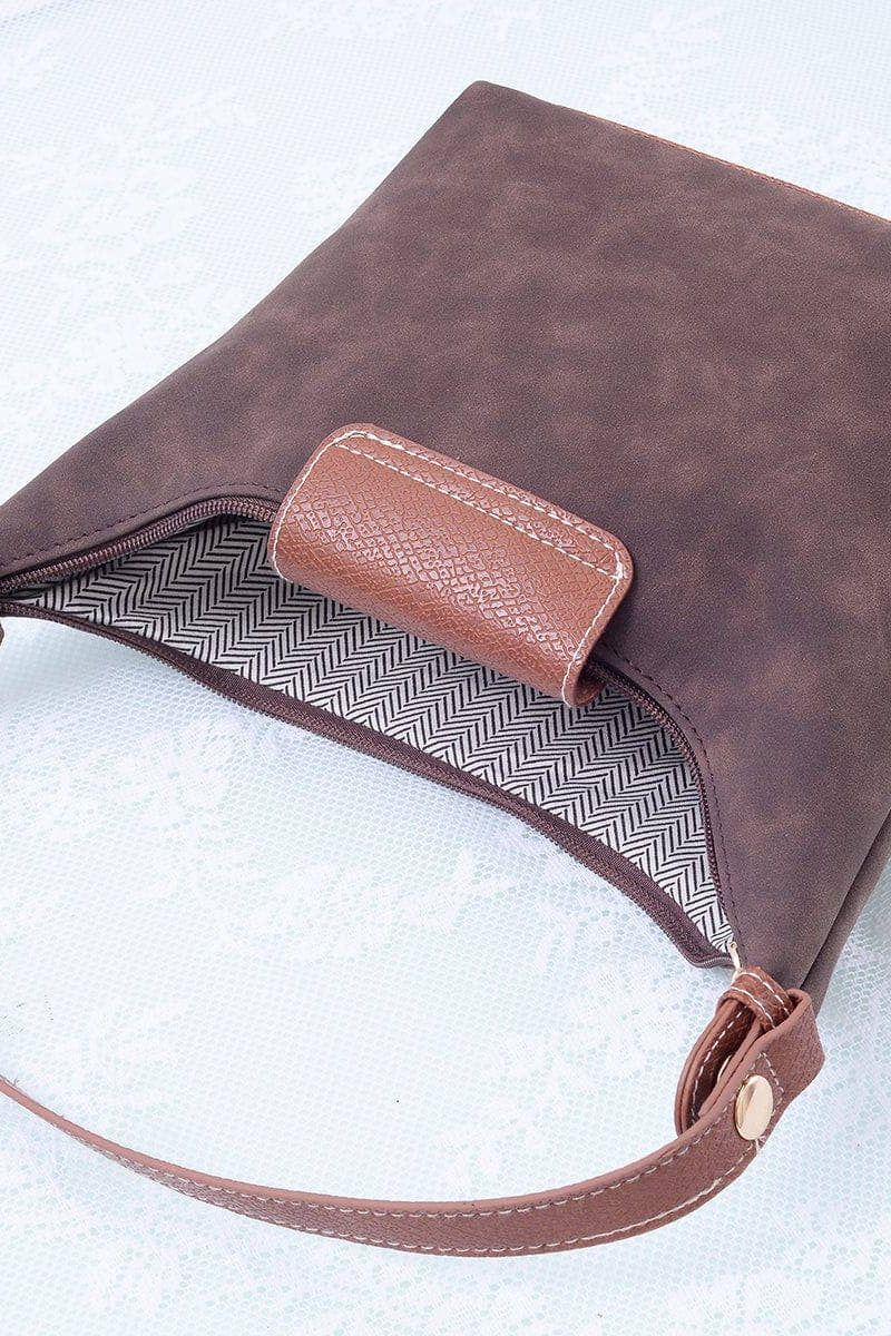 SU780 Suede Convertible Clutch/Shoulder/Crossbody Bag