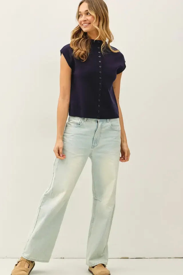 Polished Moment Button Down Top