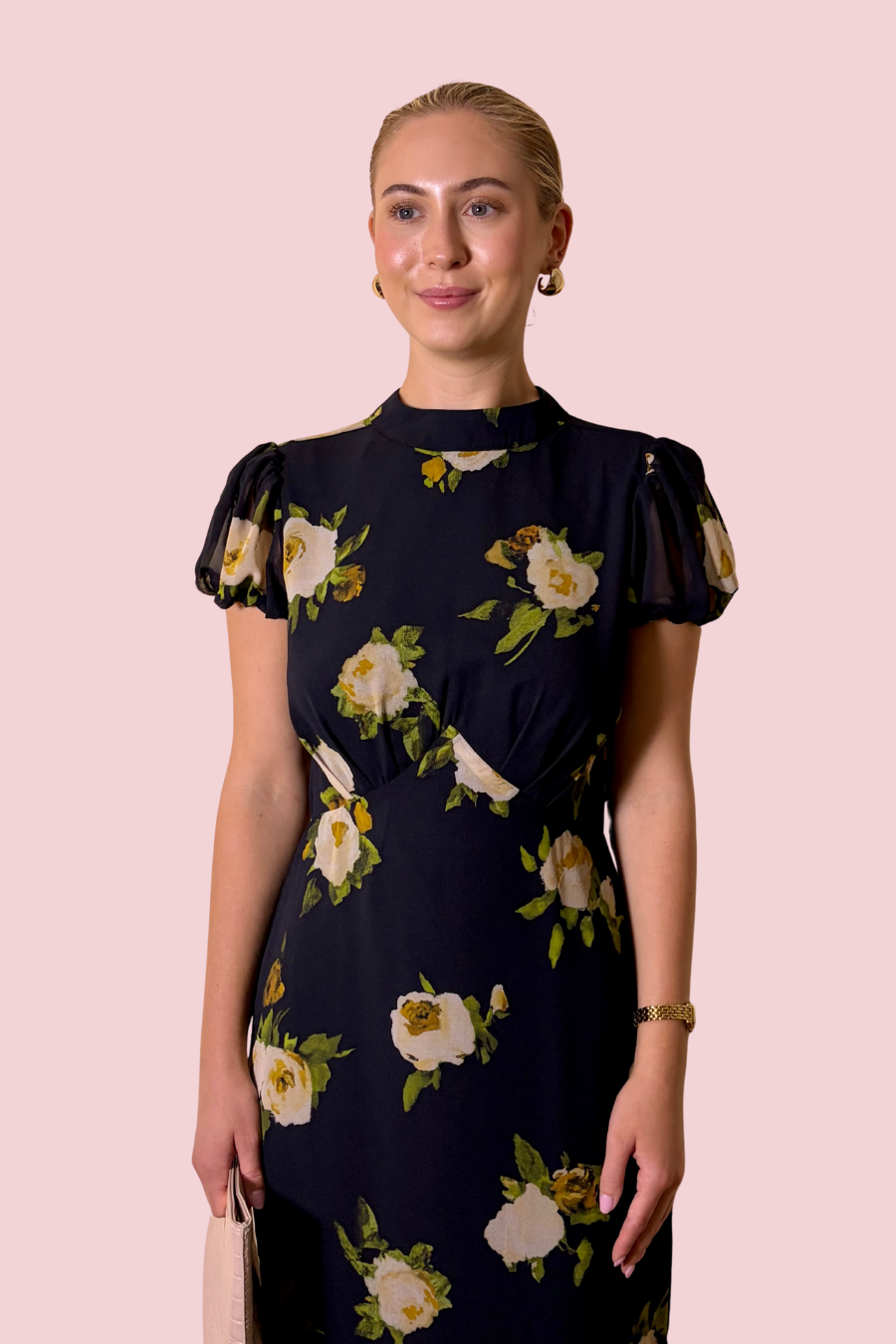 Rose to the Occasion Floral Print Maxi Dress