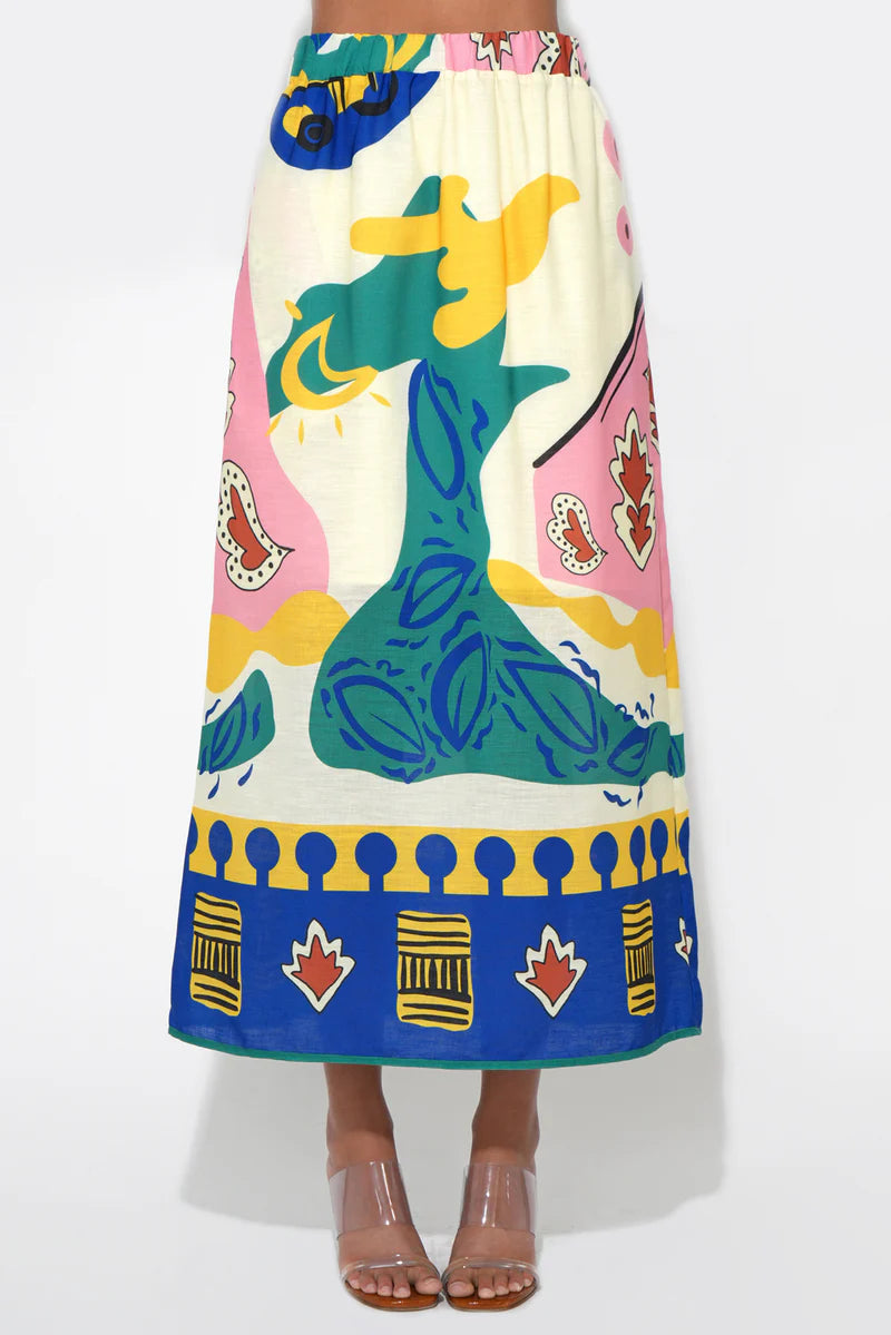 Annie Printed Skirt