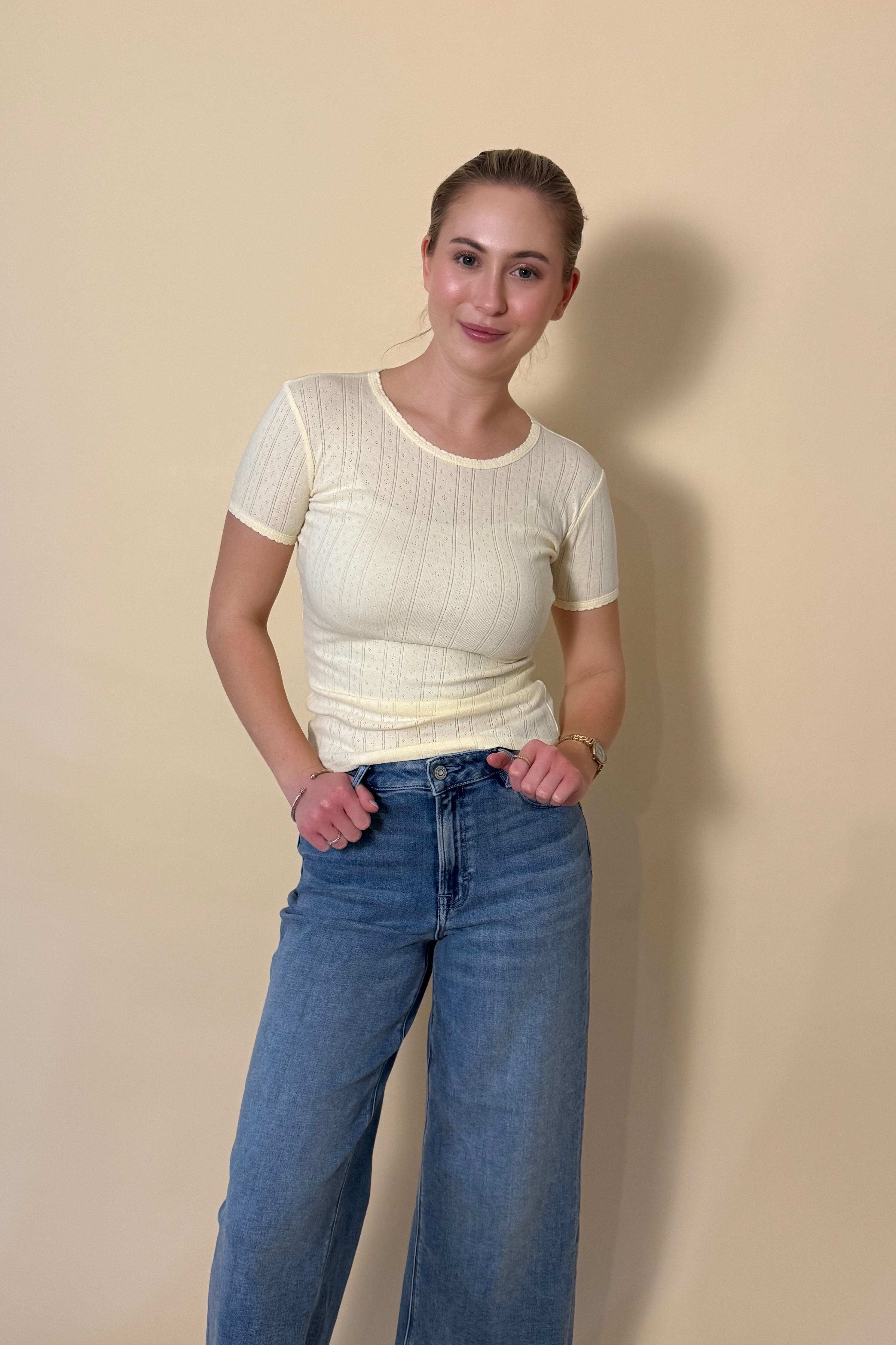 The Everyday Muse Pointelle Tee