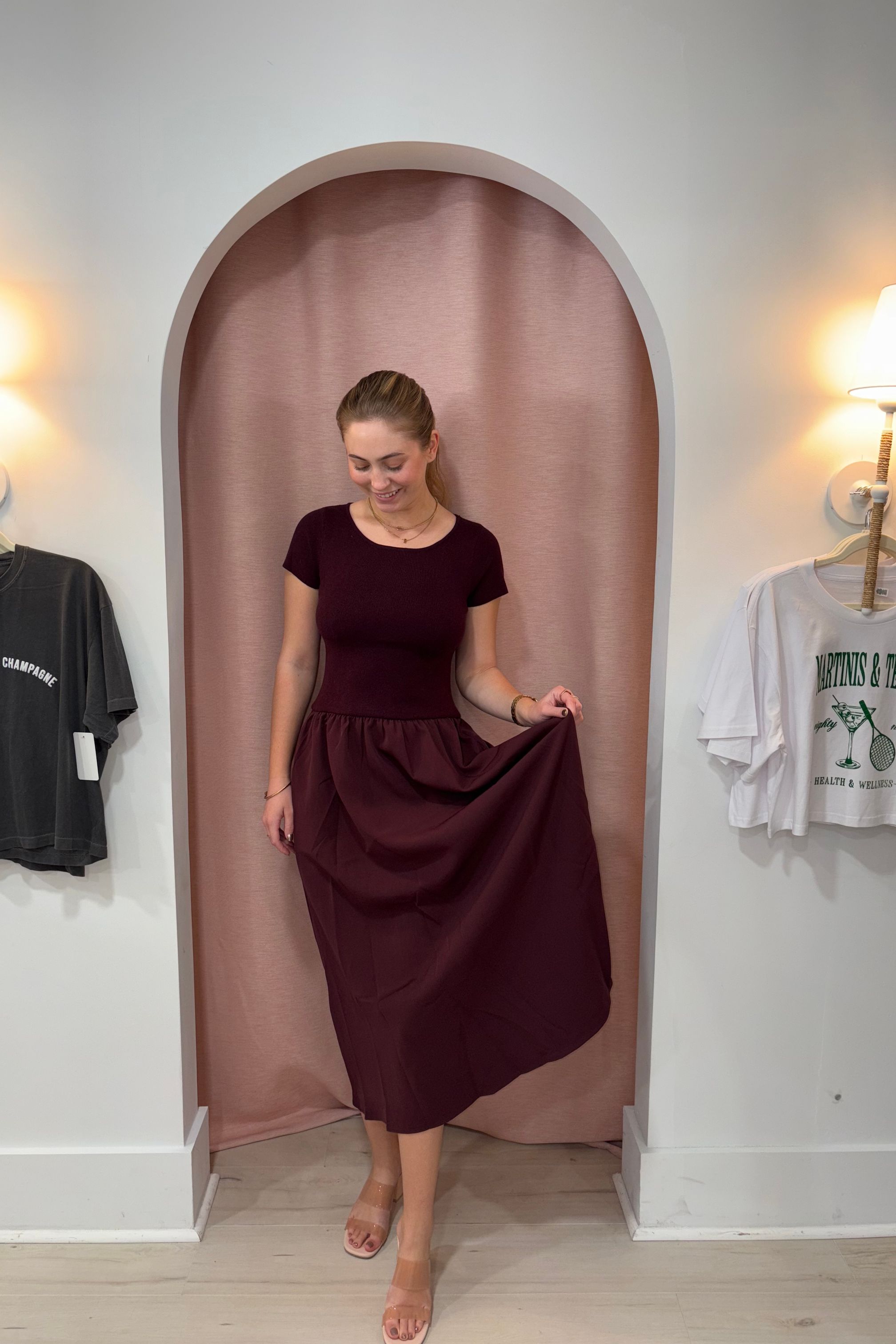 The Graceful Knit Maxi Dress