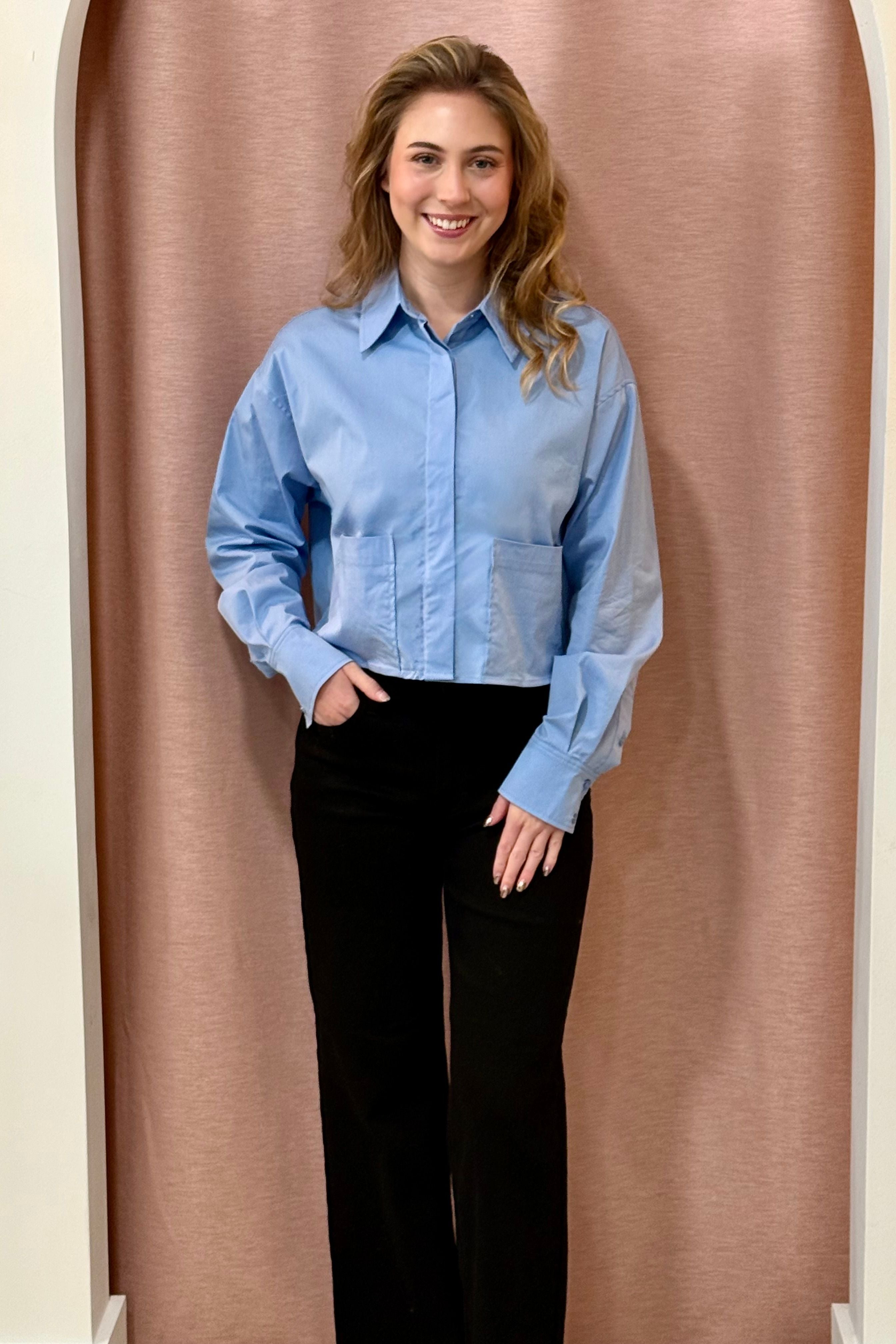 The Skylar Pocket Top