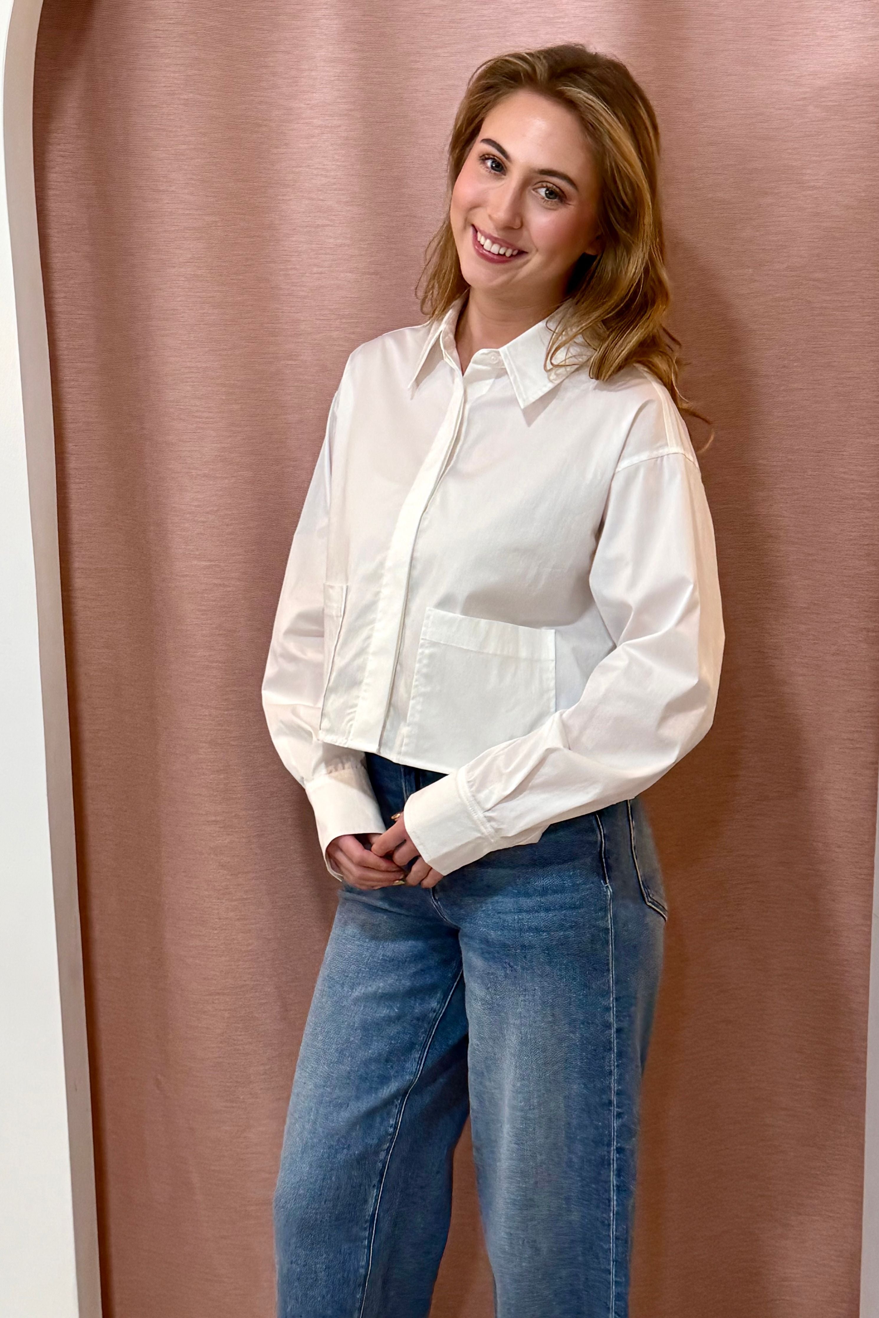 The Skylar Pocket Top