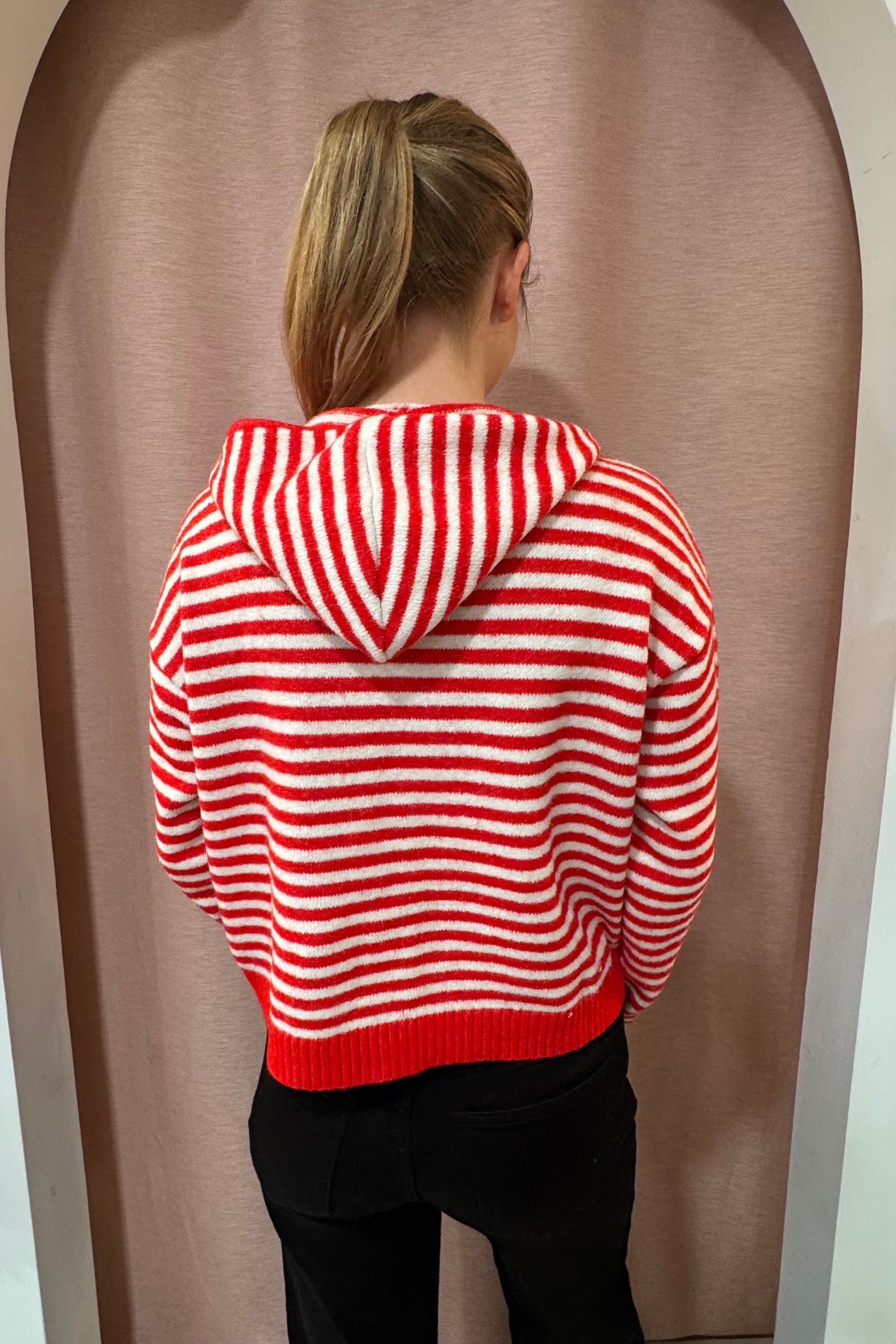 The Harper Stripe Zip-Up