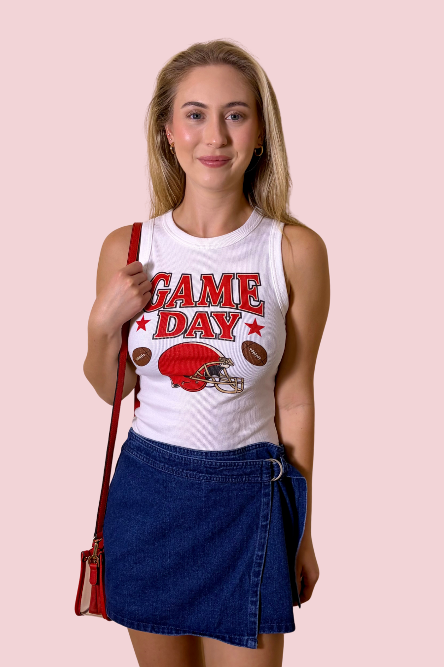 Friday Night Lights Game Day Graphic Tank
