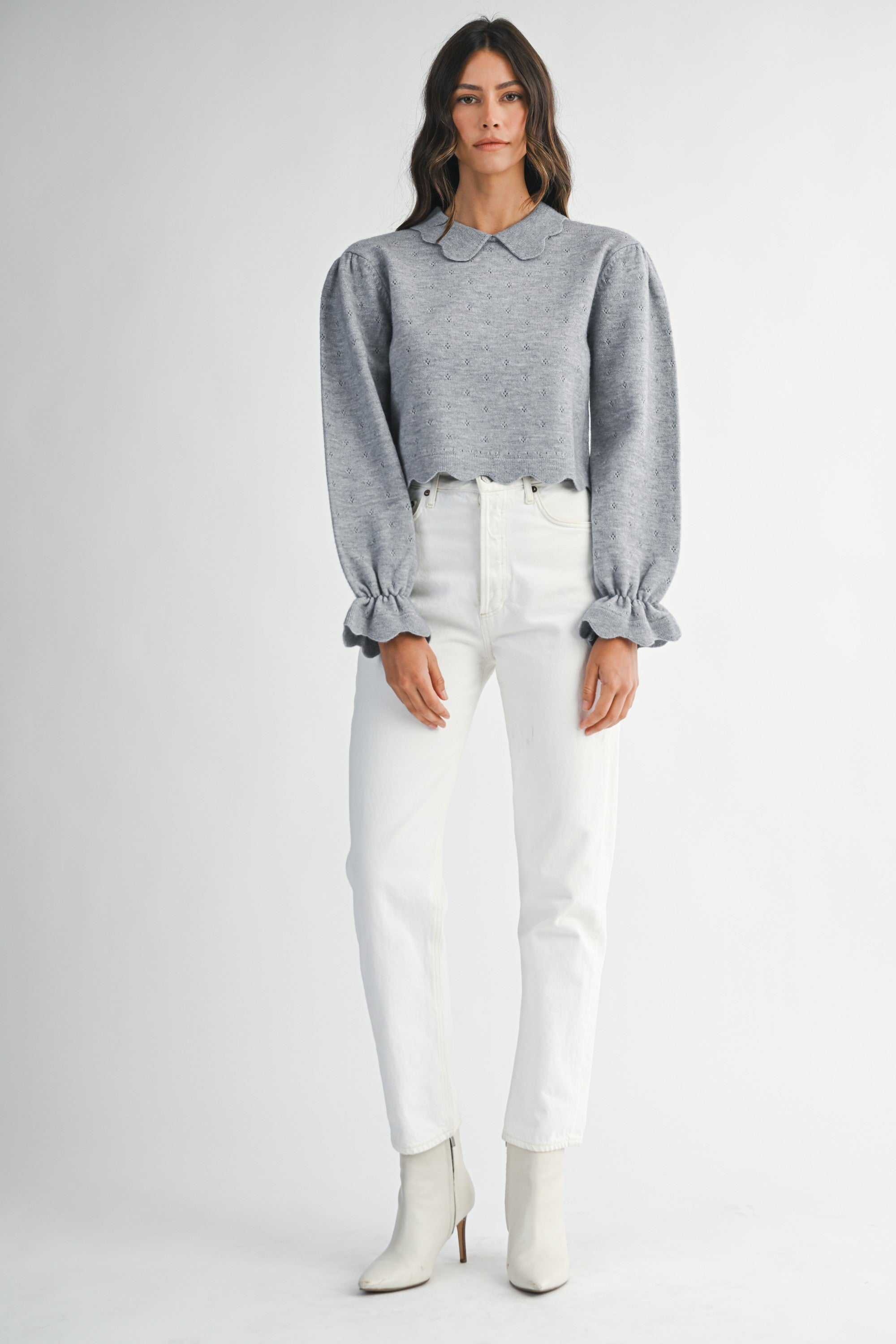 The Penelope Scallop Top