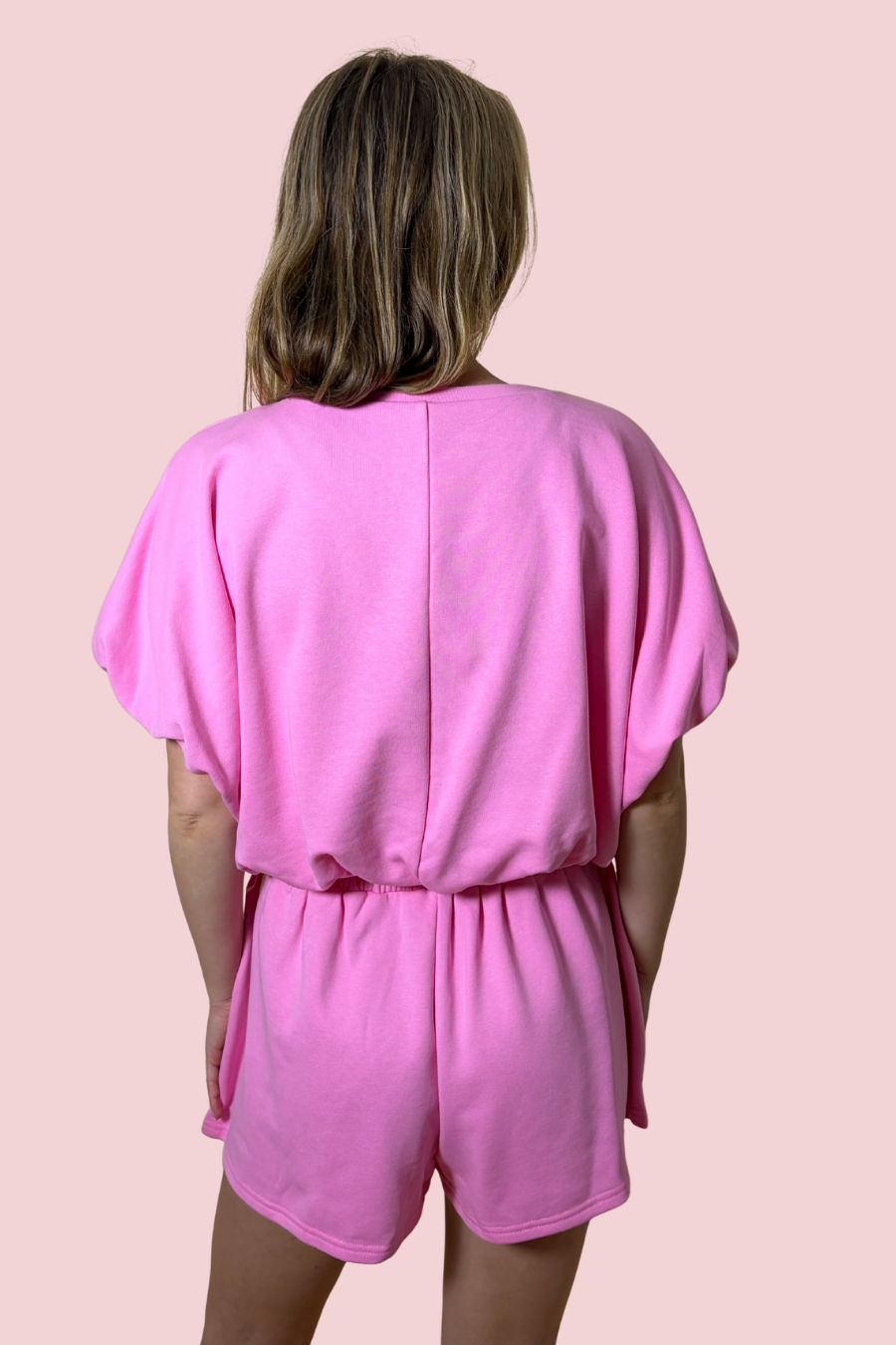 Pretty Chill Women’s Pink Lounge Set Two Piece