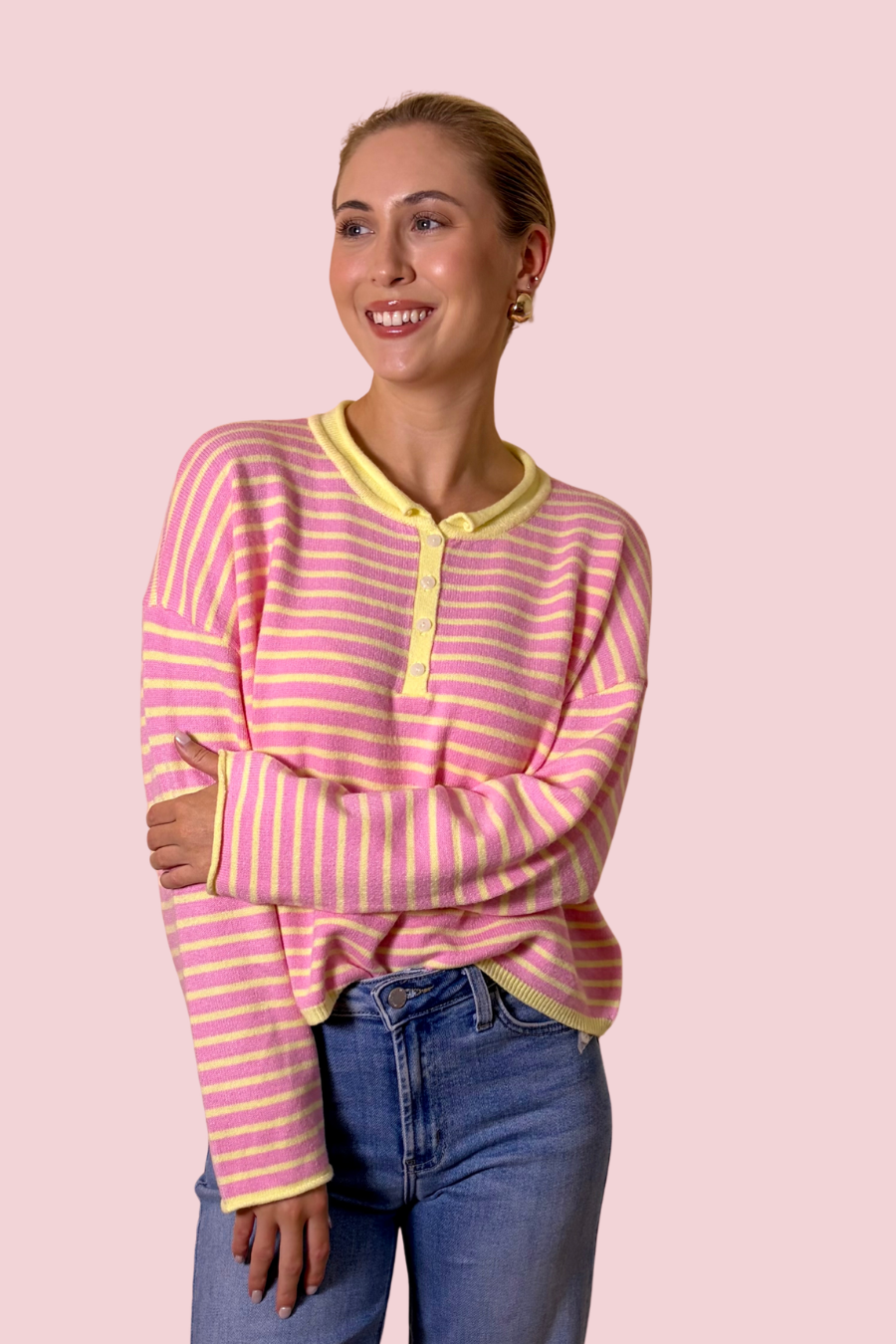The Taylor Buttoned Knit