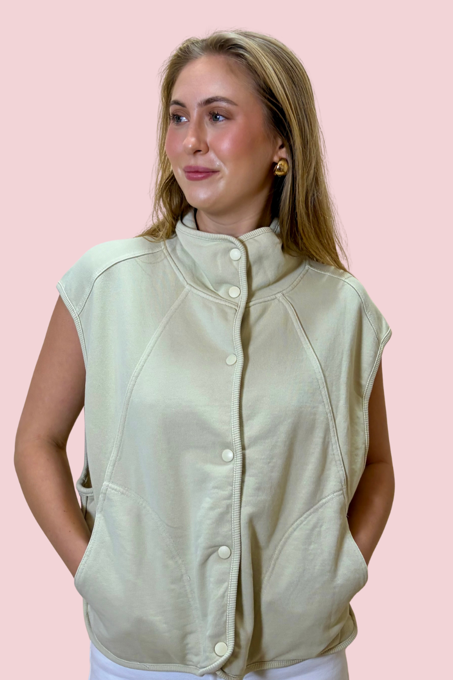 Snap Statement Vest