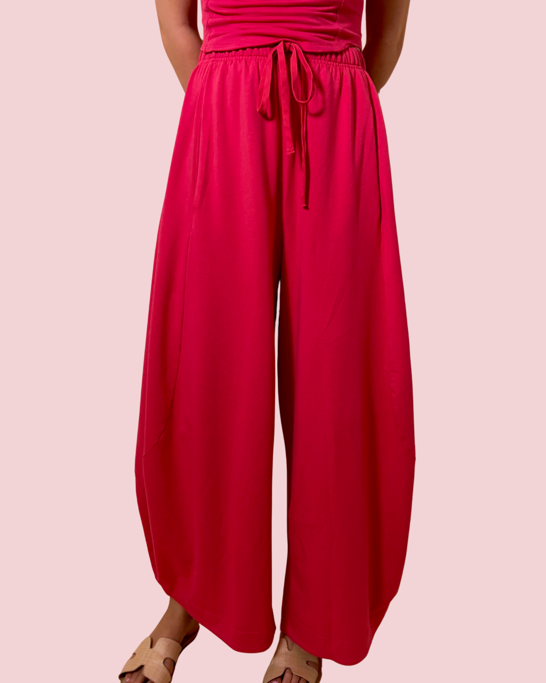 Pilates Princess Wide Leg Lounge Pants with Relaxed Fit