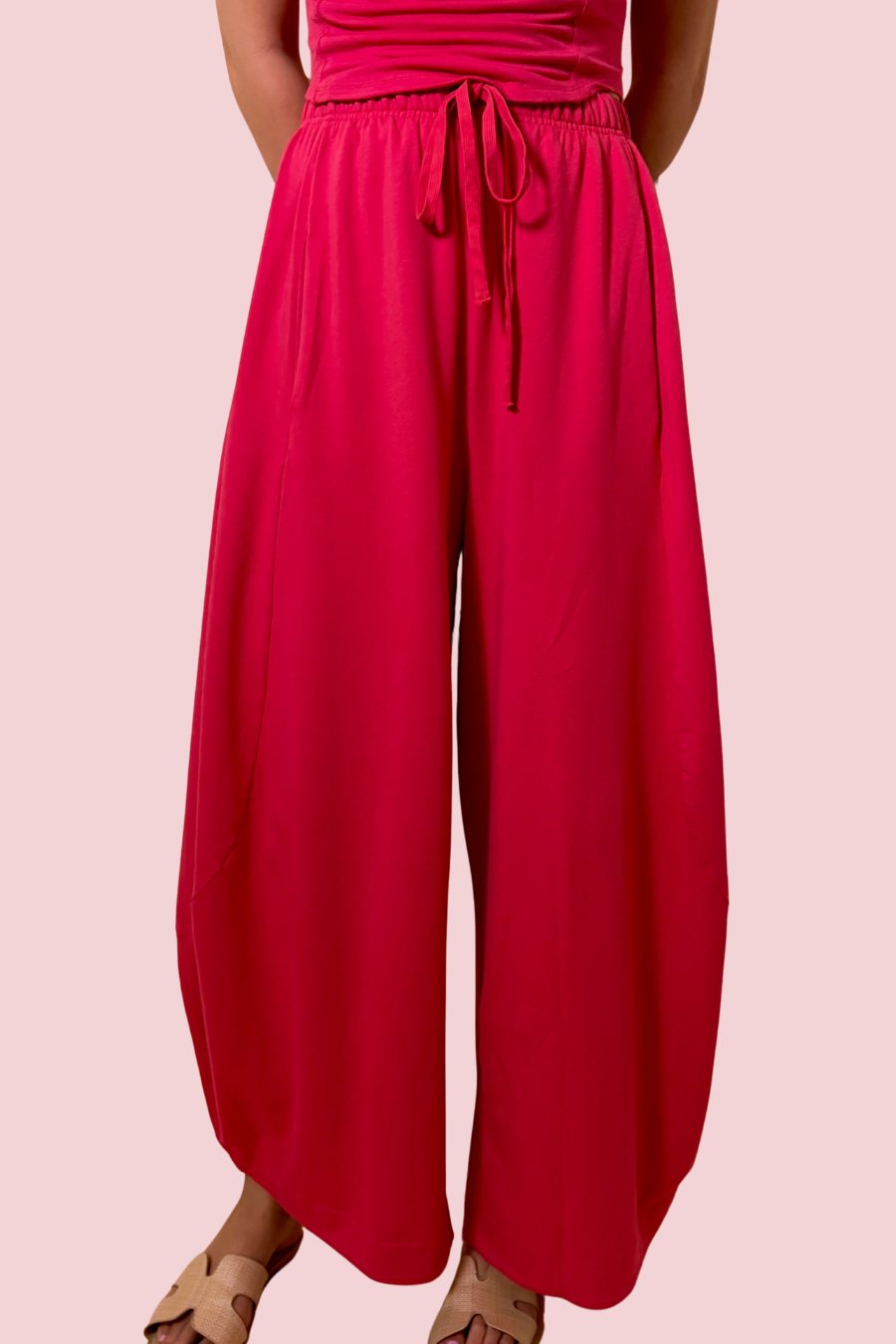 Pilates Princess Wide Leg Lounge Pants with Relaxed Fit