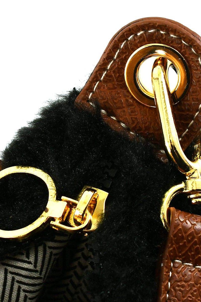 Shearling Mini Crossbody Bag