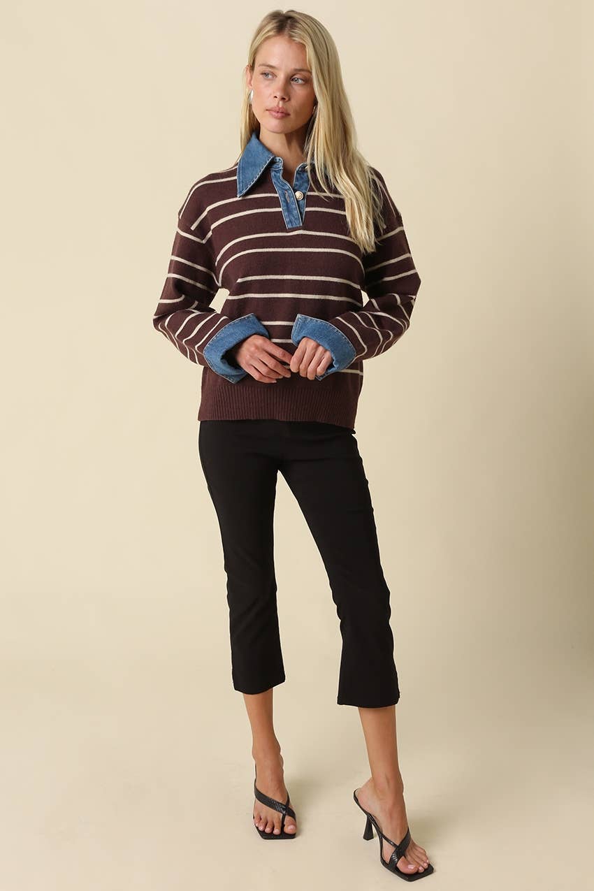 Kick Start High-Waist Flare Capri Pants