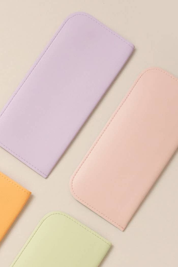 Two Tone Slip-In Eyeglass Cases