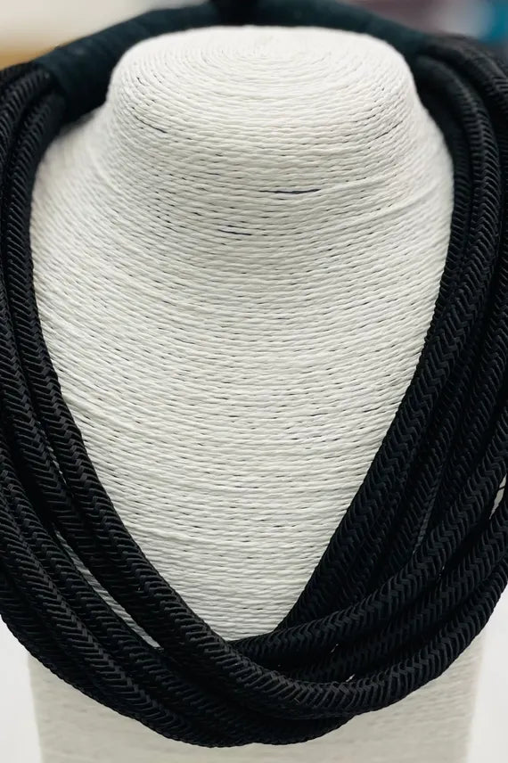 Black Rope Necklace