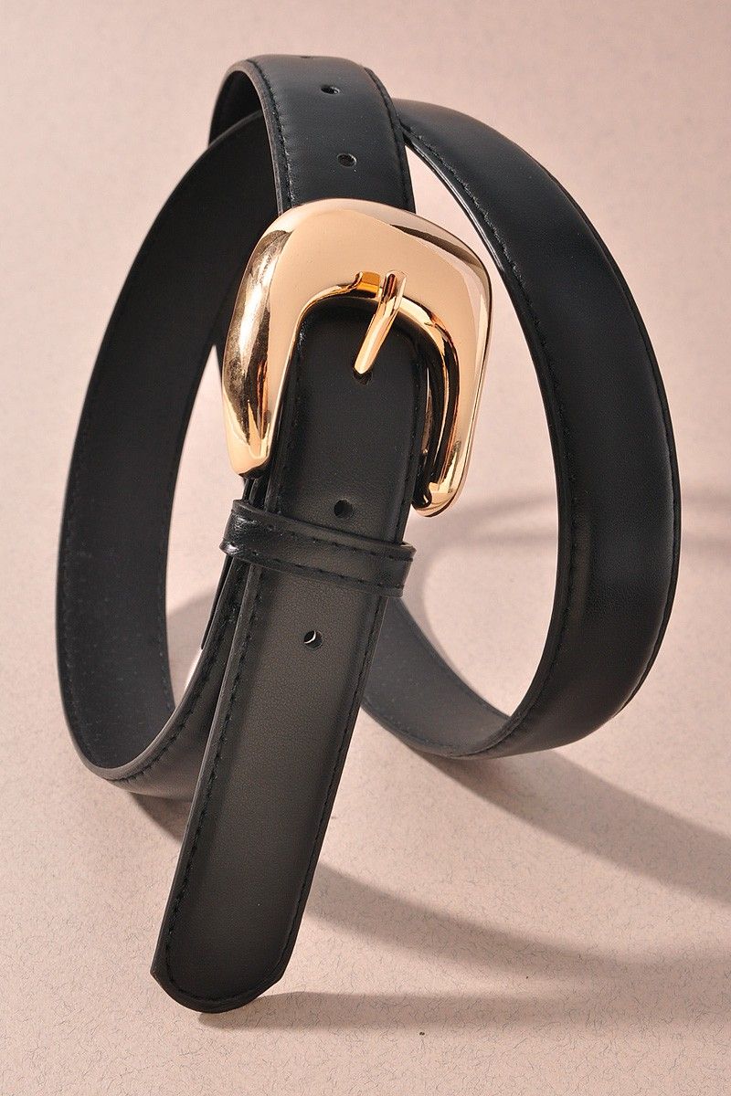 Organic Curve U-Buckle belt