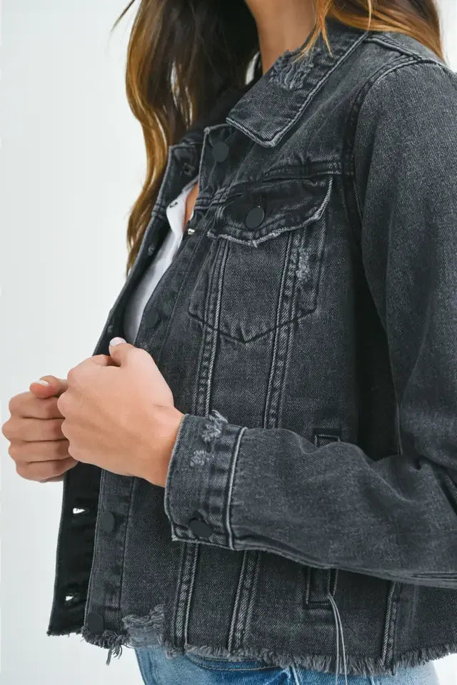 Bonnie Black Denim Jacket
