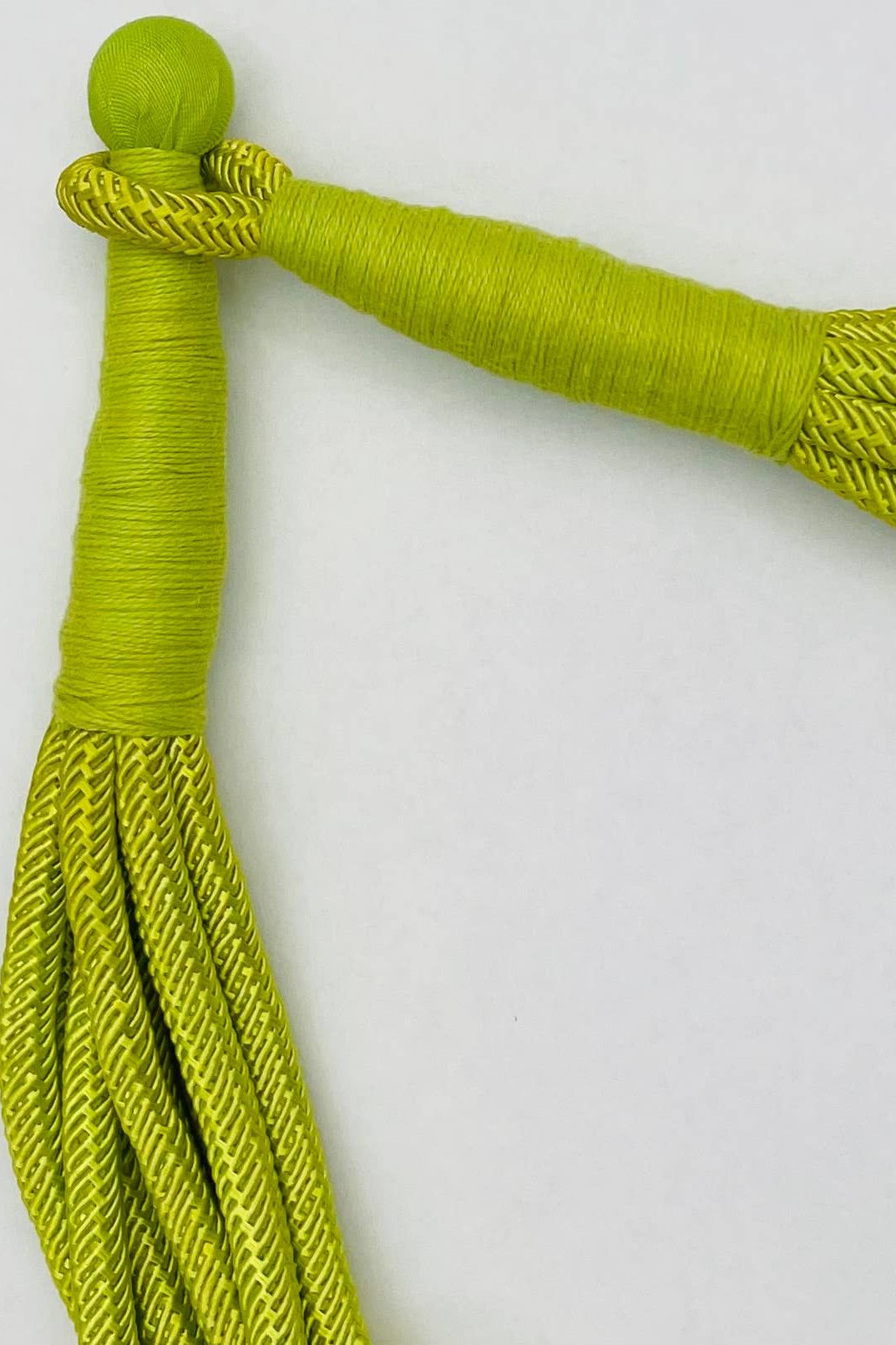 Chartreuse Rope Necklace