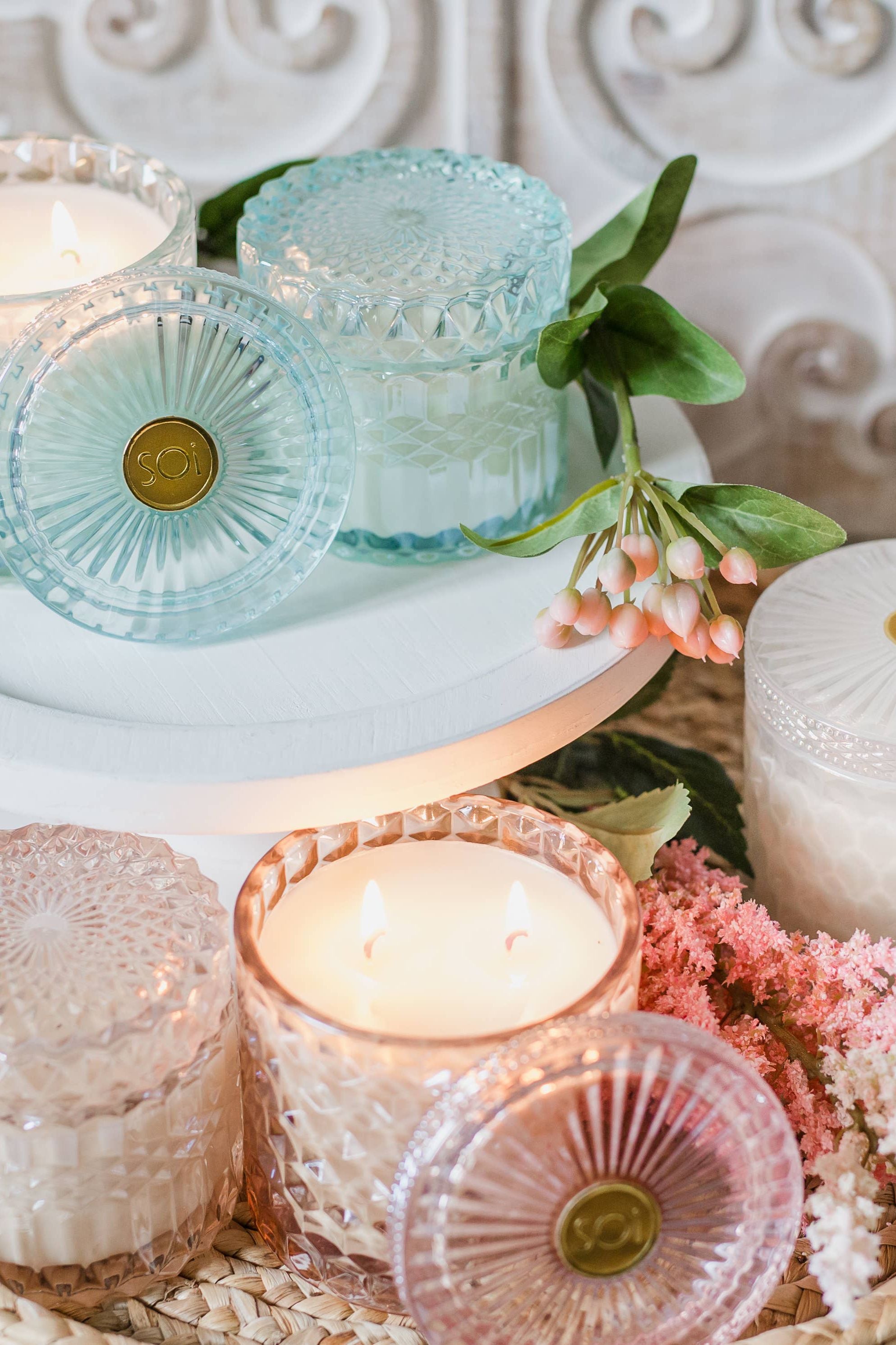 Azure Sands 15oz Shimmer Candle 2 wick