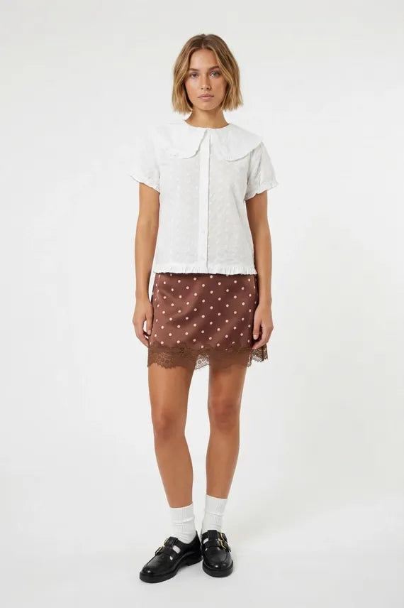 Ever After Scalloped Peter Pan Collar Blouse