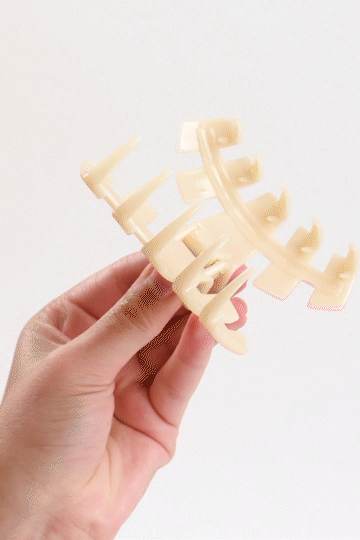 Classic Hair Clip | Large | Almond Beige