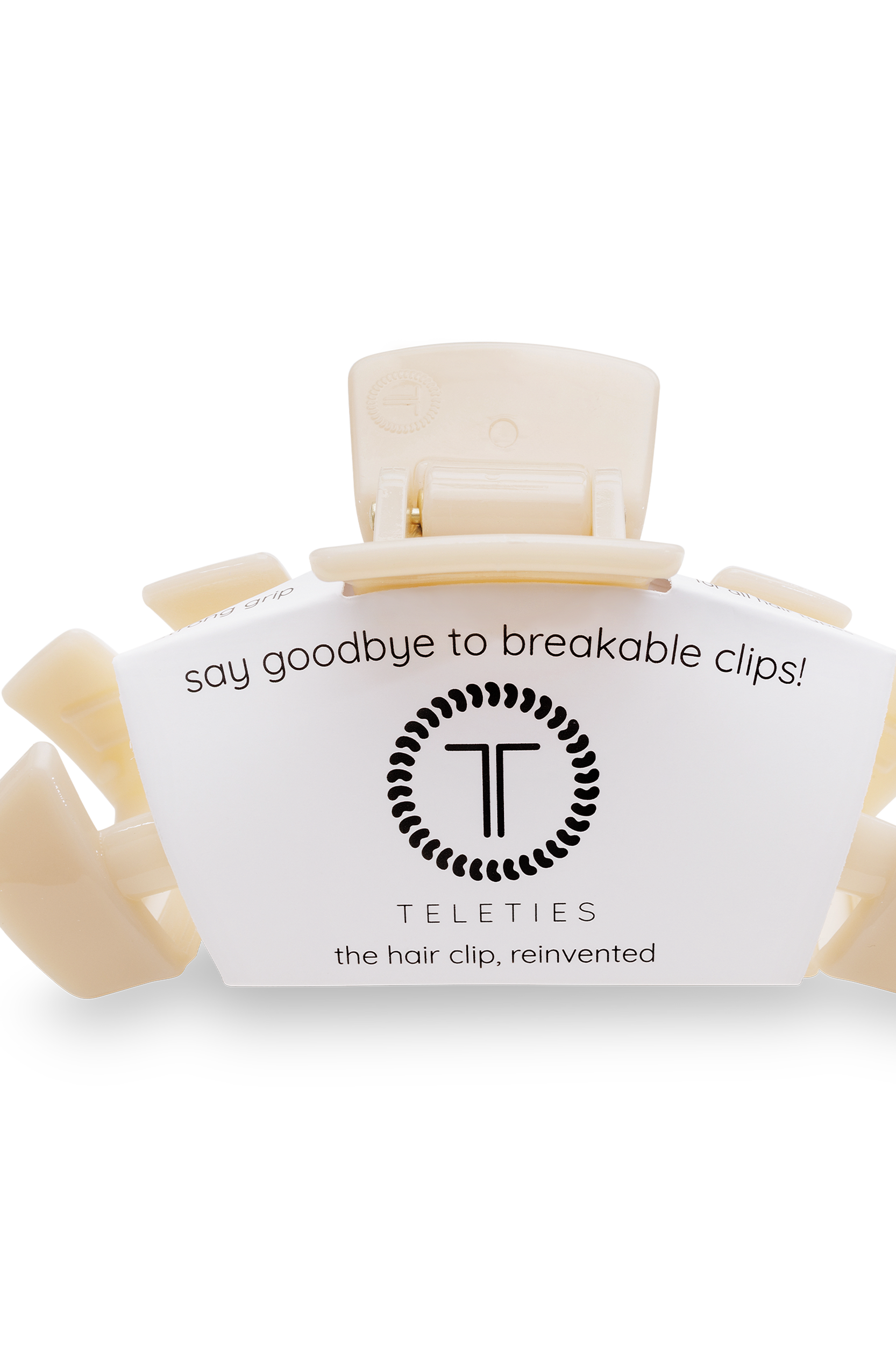 Classic Hair Clip | Large | Almond Beige