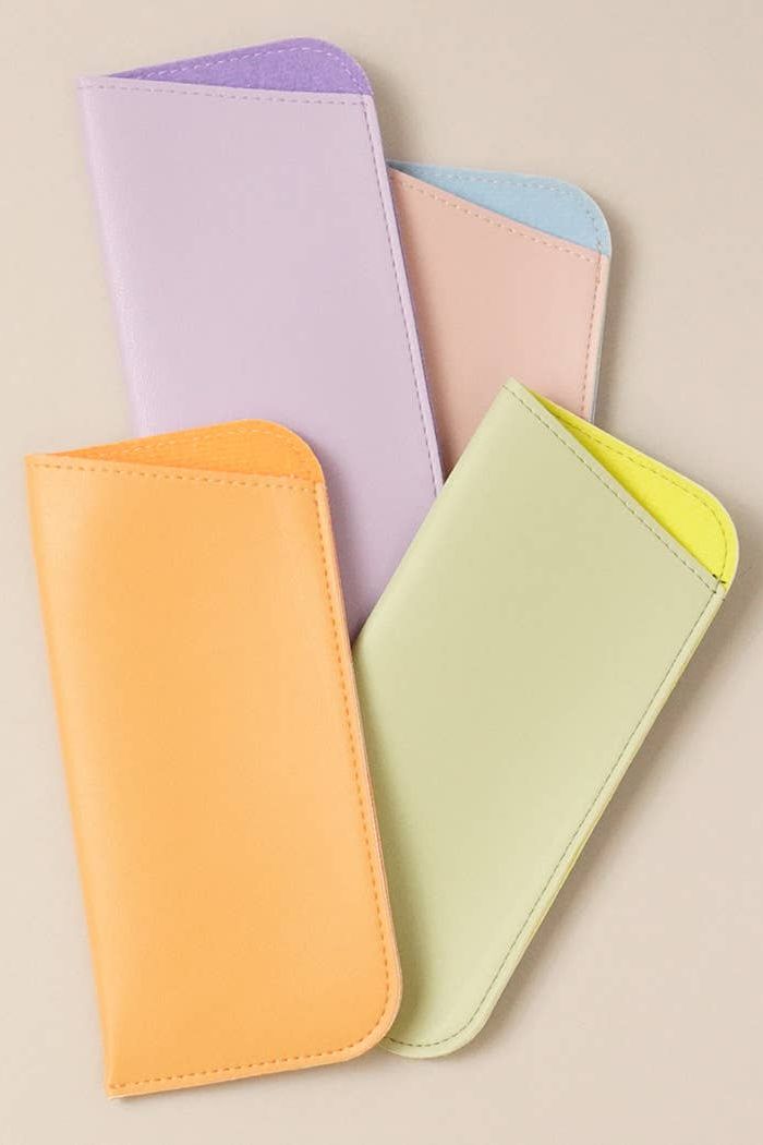 Two Tone Slip-In Eyeglass Cases