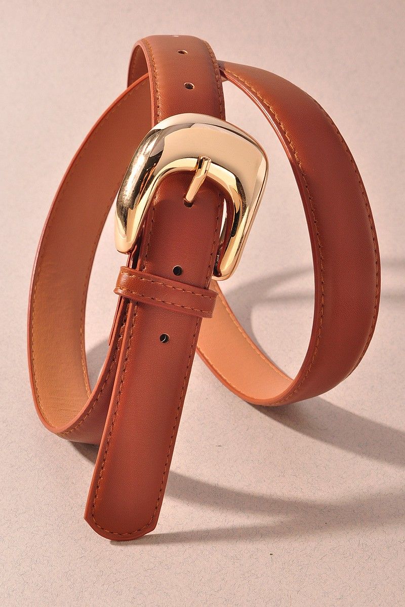 Organic Curve U-Buckle belt