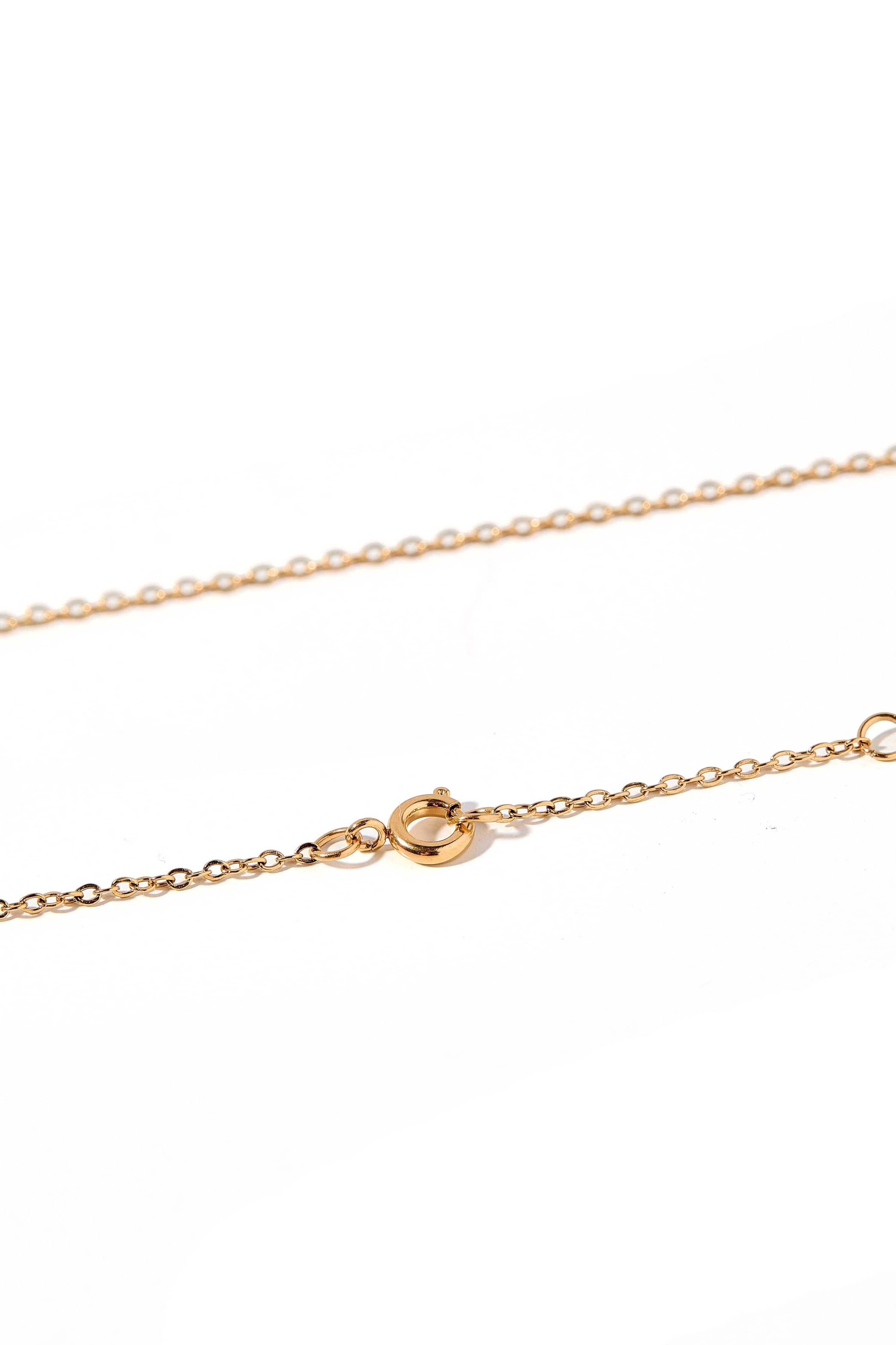 Necklace - Gracie Flower Blue