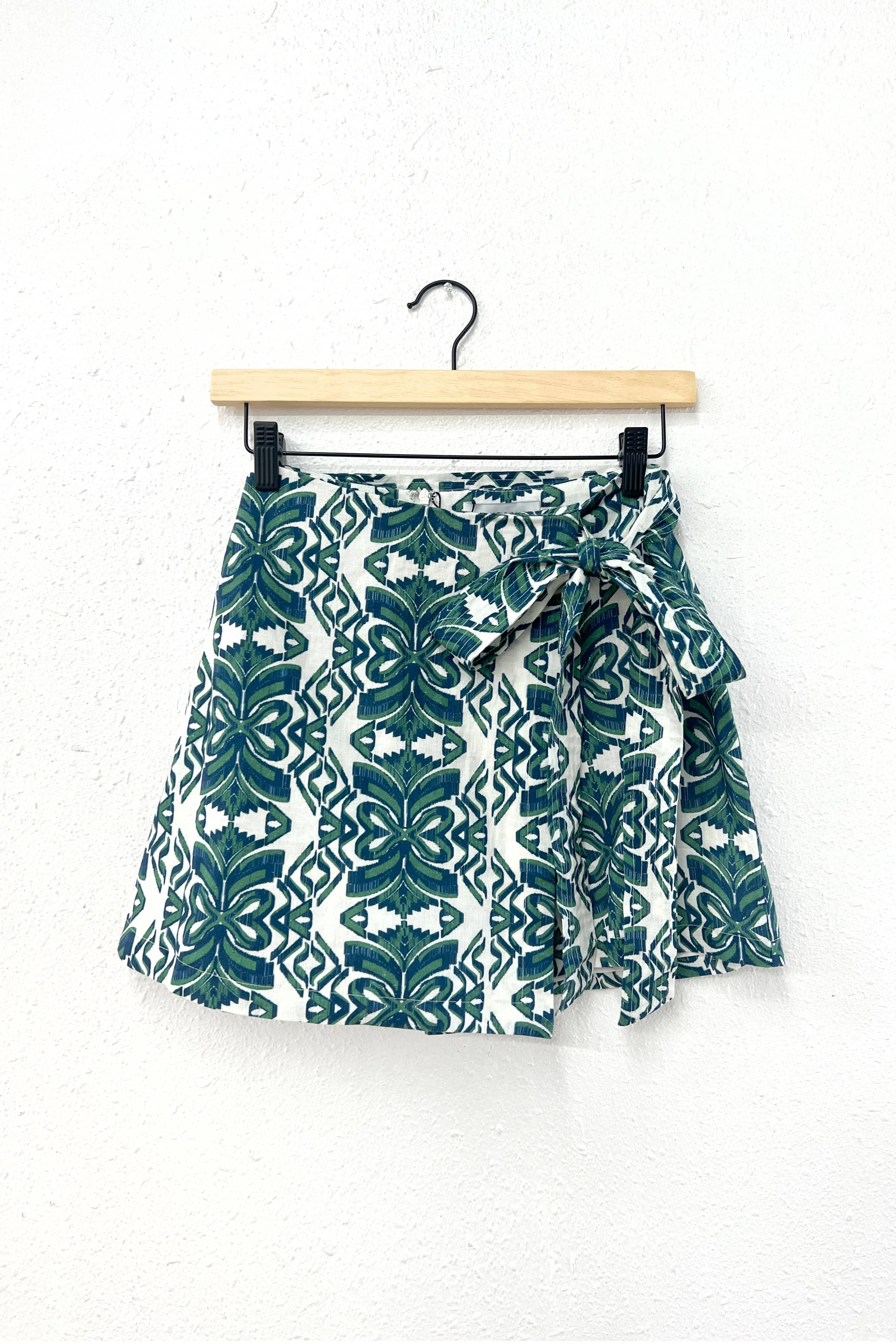 Sage Linen Skort