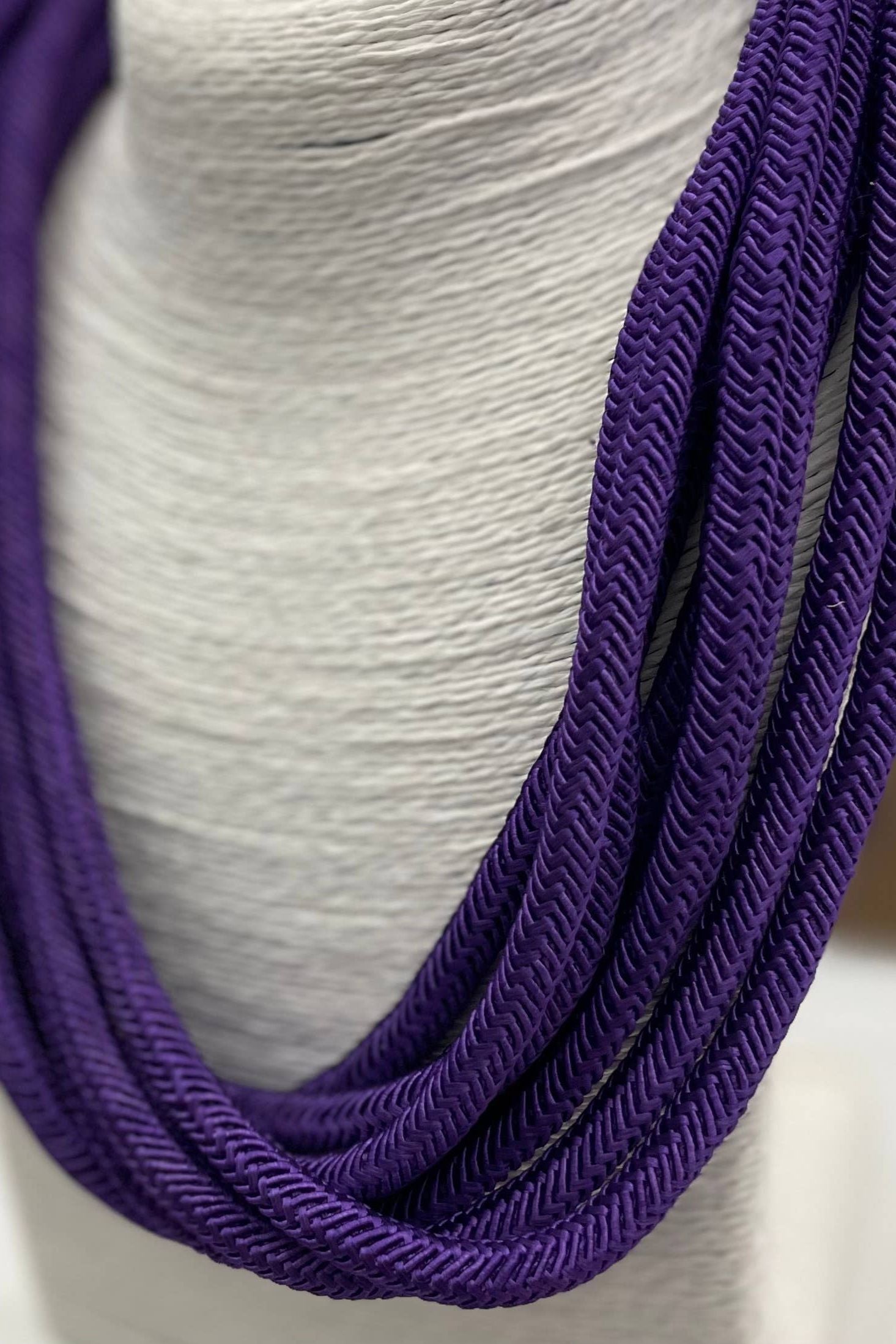 Purple Rope Necklace