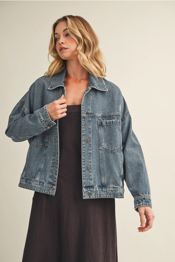 Denim & Done Oversized Denim Jacket