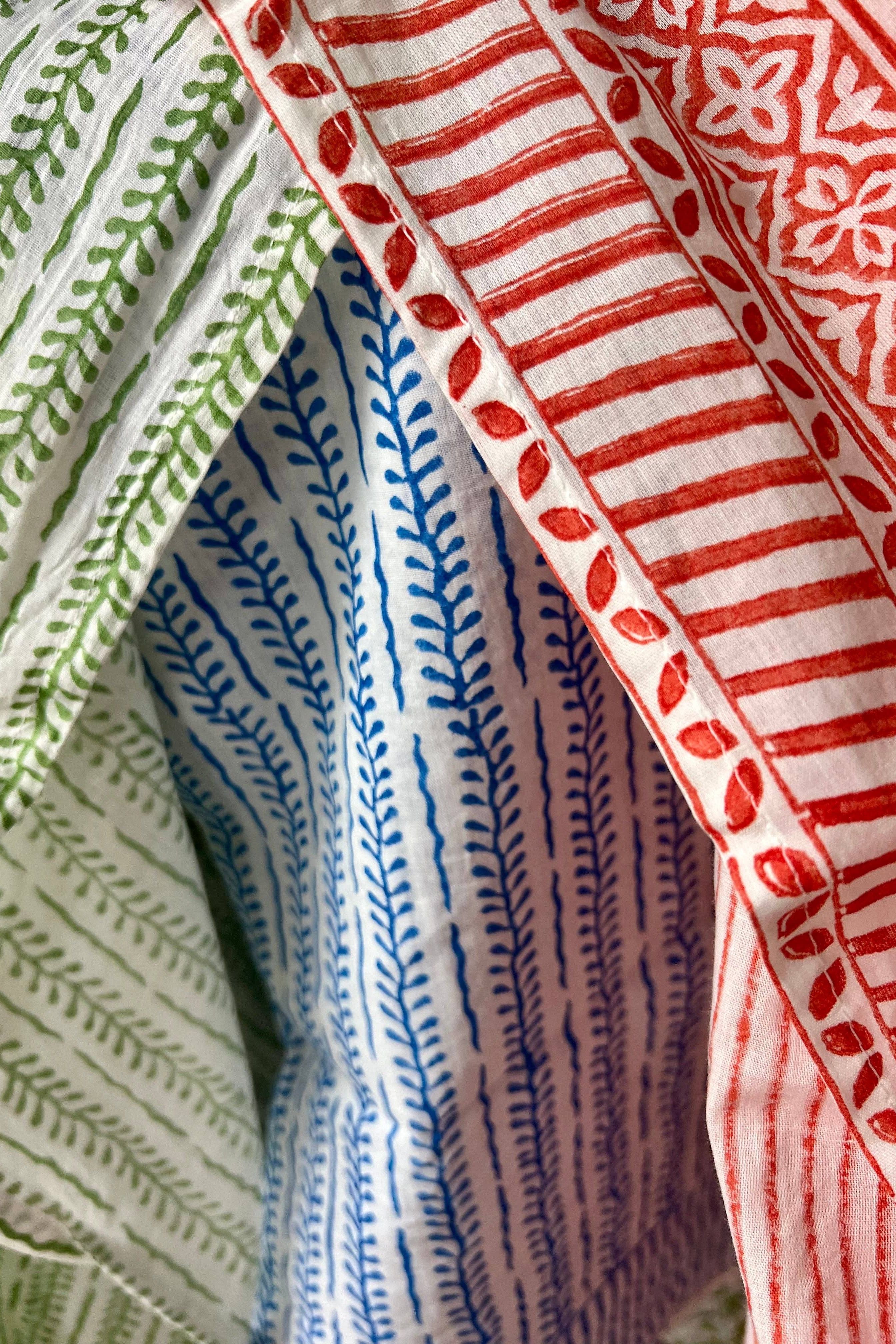 Positano Stripe Pareo in Tangerine Tango