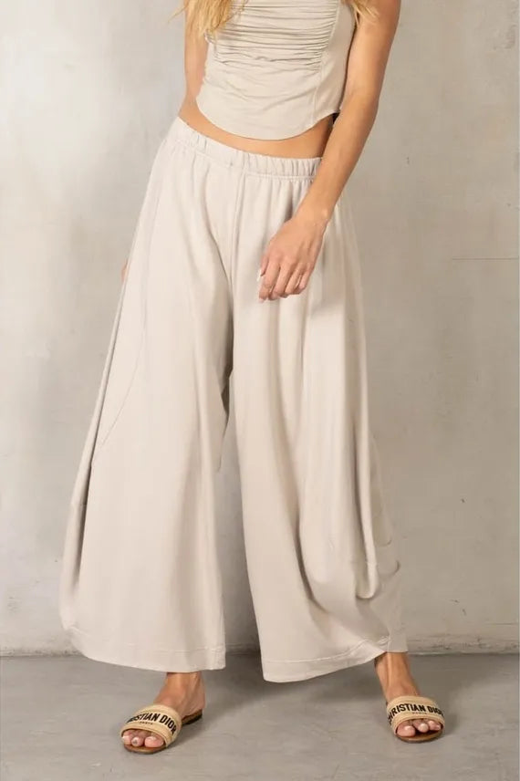 Pilates Princess Wide Leg Lounge Pants with Relaxed Fit