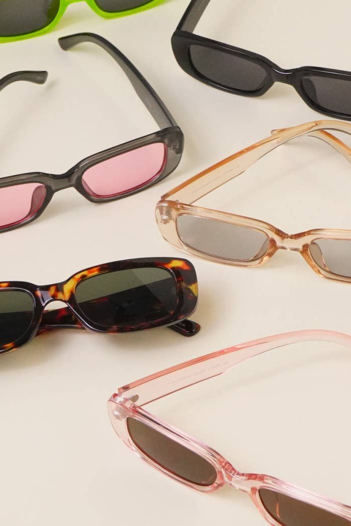 Rectangle Acetate Fashion Assorted Sunglasses