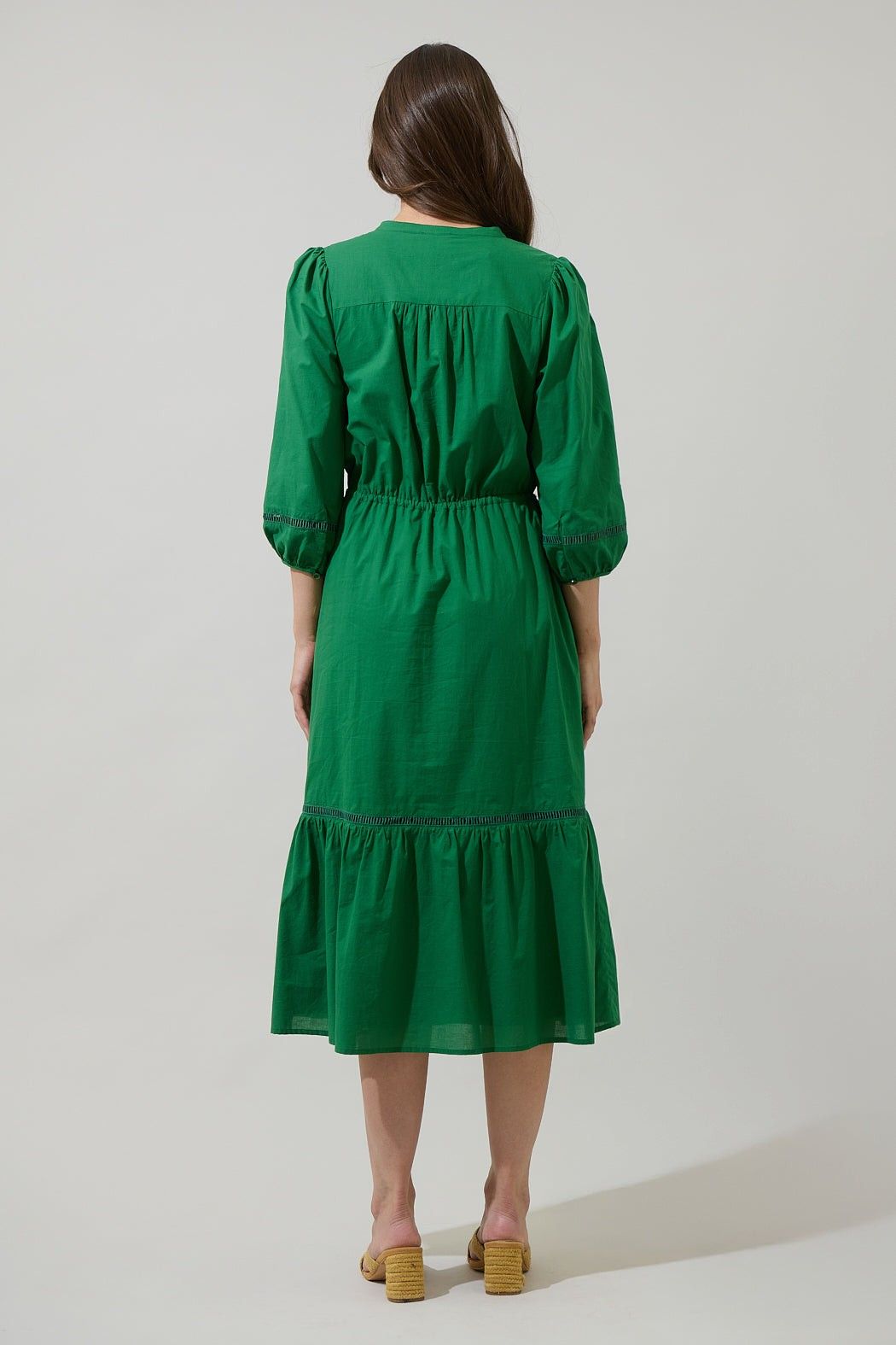 Harmy Drawstring Midi Dress