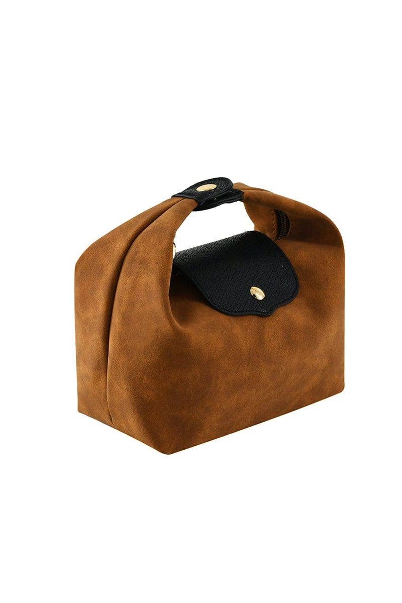 SU780 Suede Convertible Clutch/Shoulder/Crossbody Bag